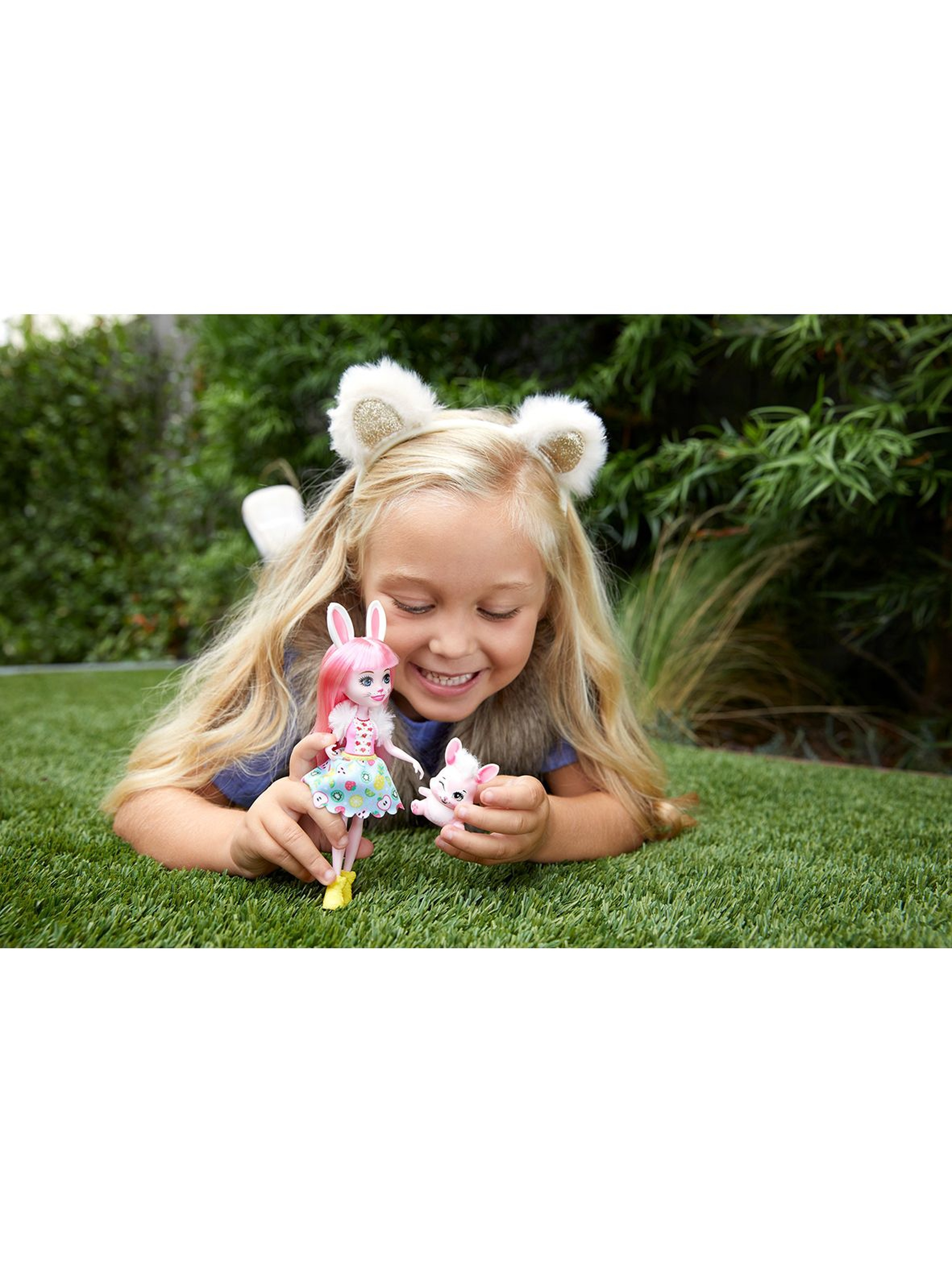Enchantimals Lalka Bree Bunny + króliczek Twist figurka 4+