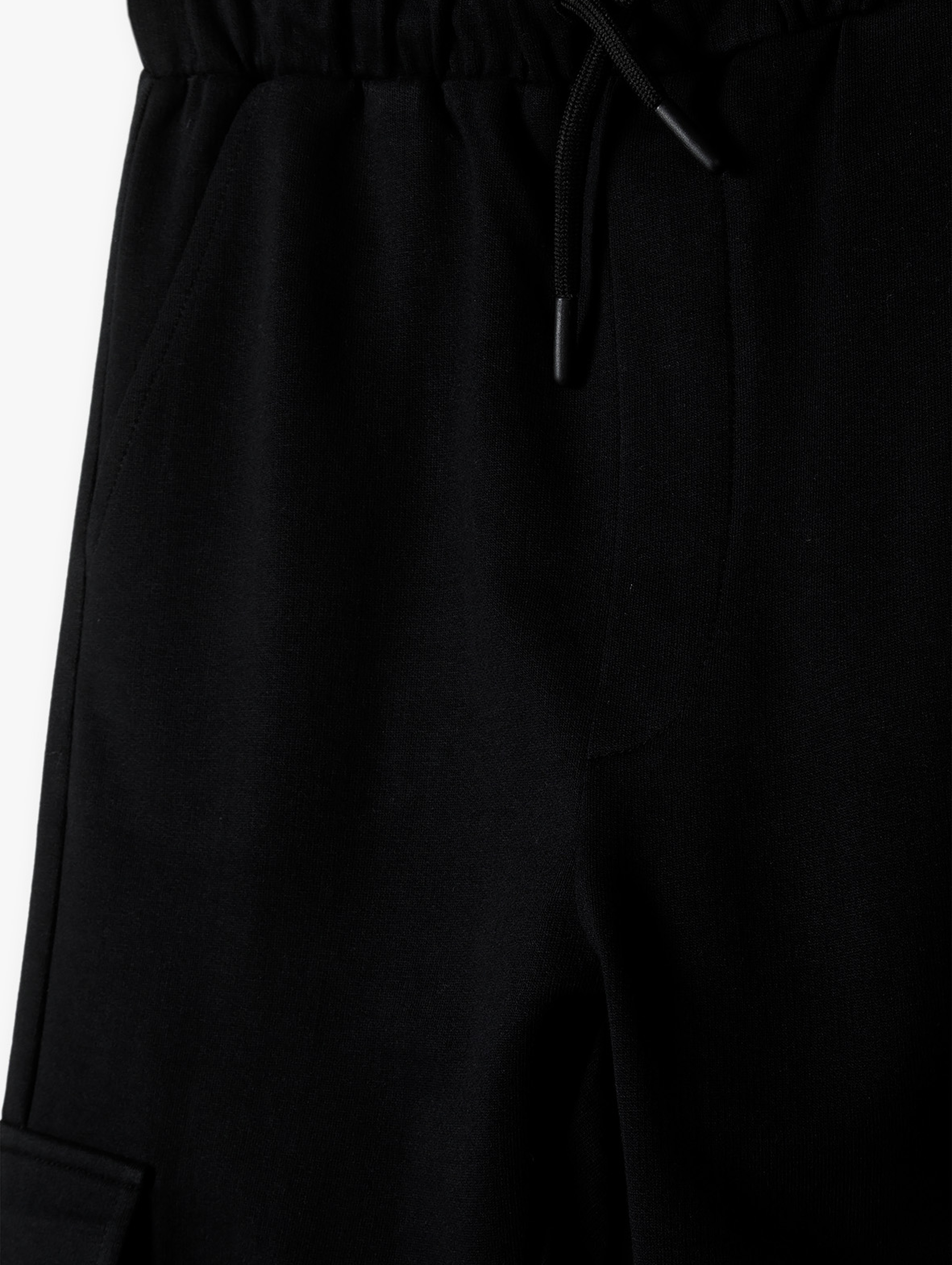 Czarne spodnie dresowe bojówki - Lincoln&Sharks