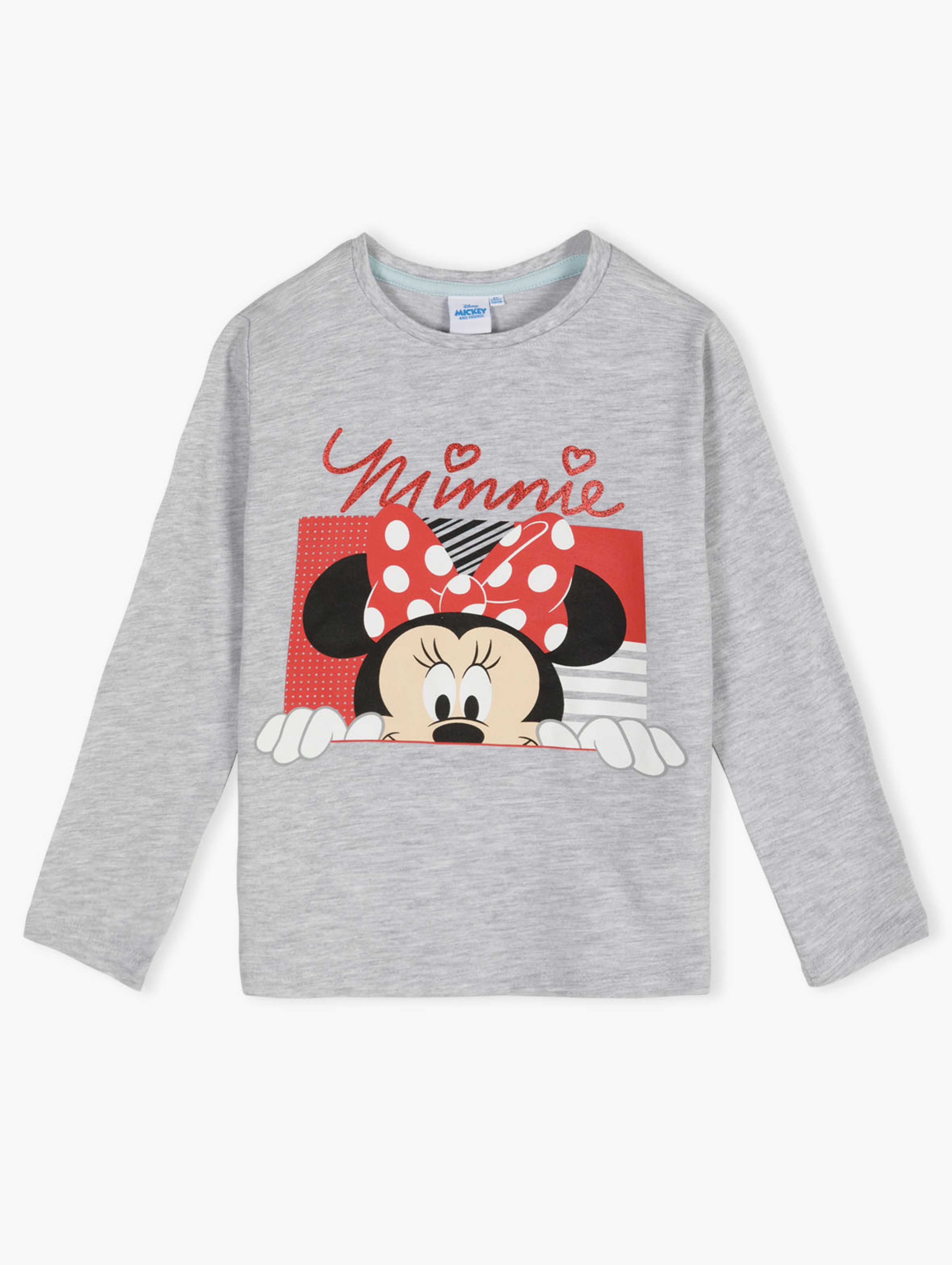 Bawełniana bluzka dla dziewczynki z Myszką Minnie