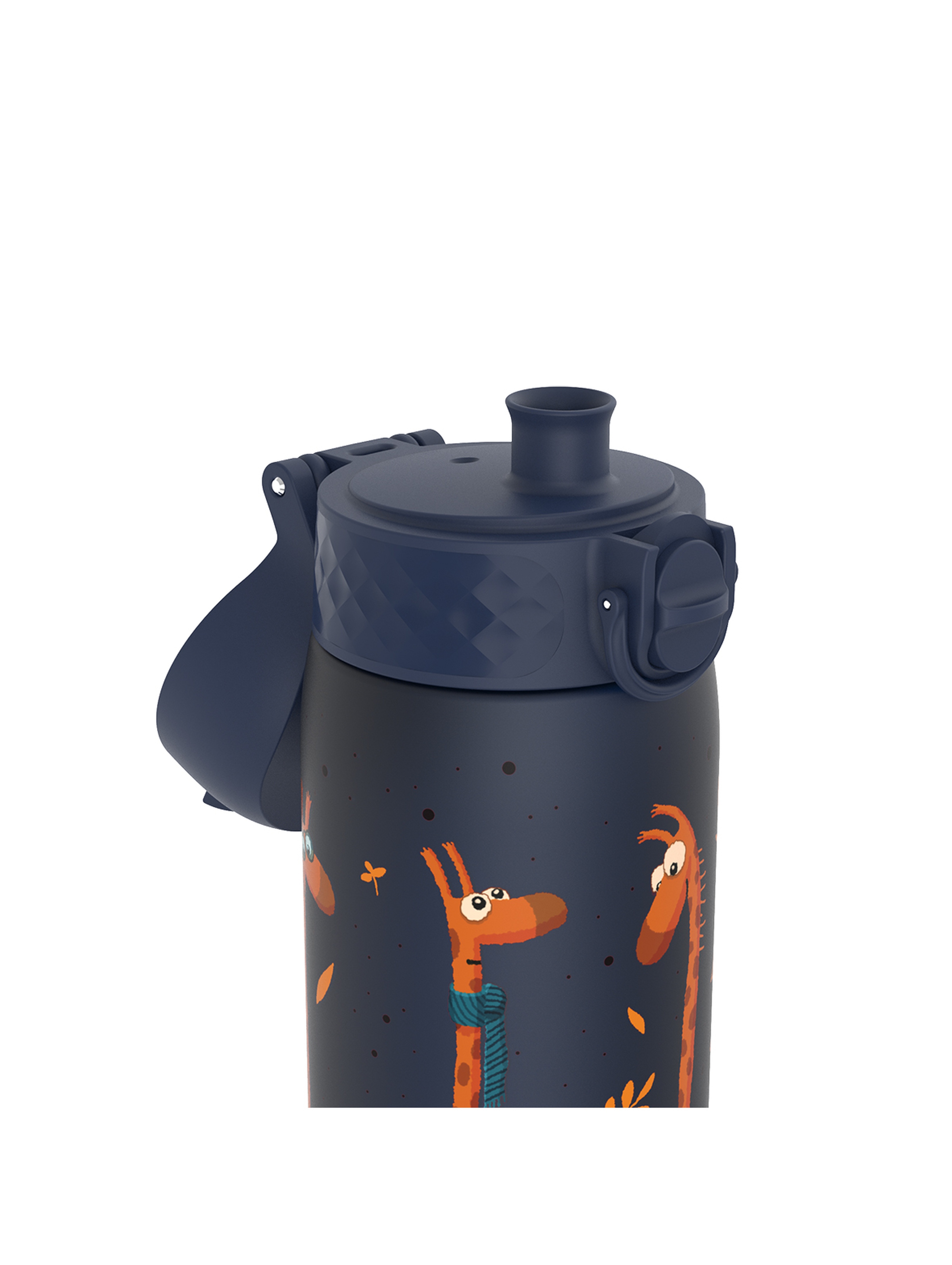 Butelka na wodę ION8 BPA Free Giraffes 500ml czarna