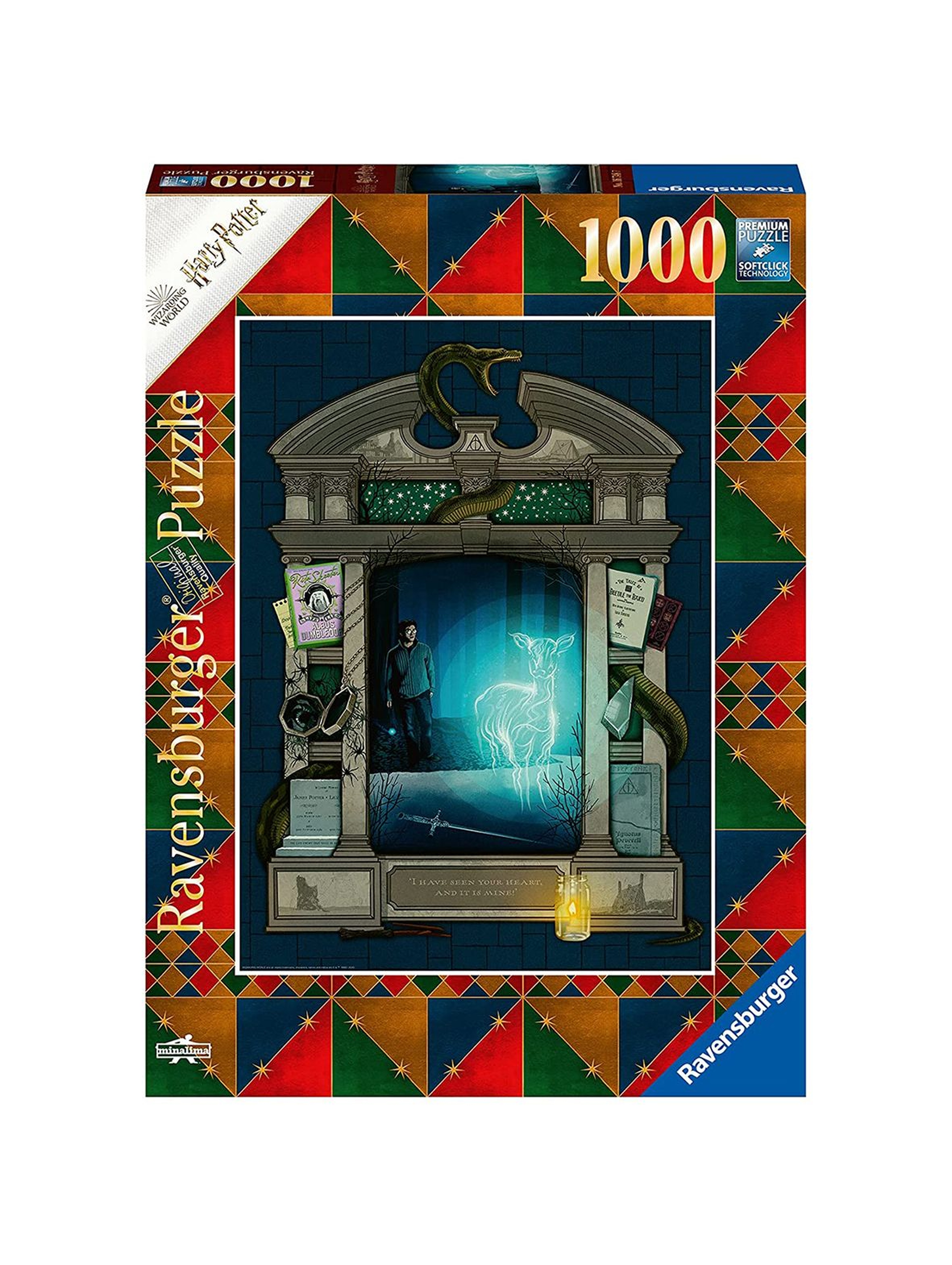 Puzzle 2D 1000 elementów: Kolekcja Harry Potter 3 - 14+