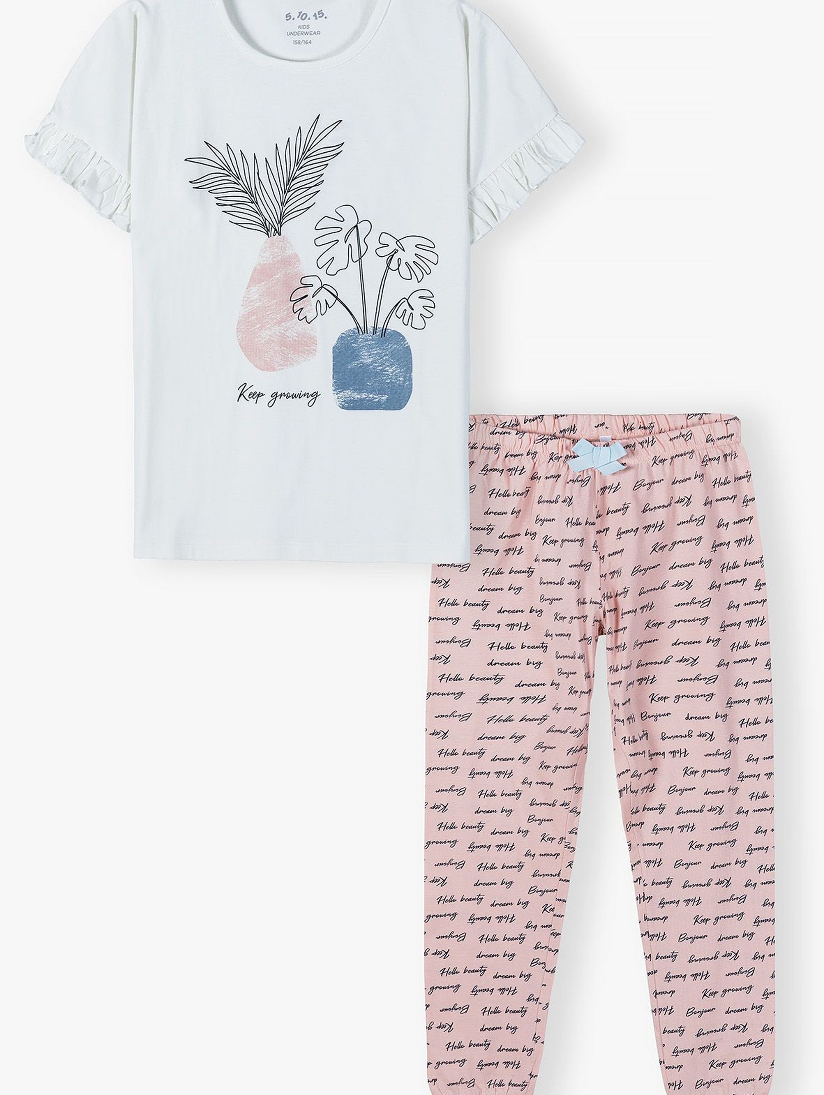 Dwuczęściowa piżama - T-shirt i długie spodnie
