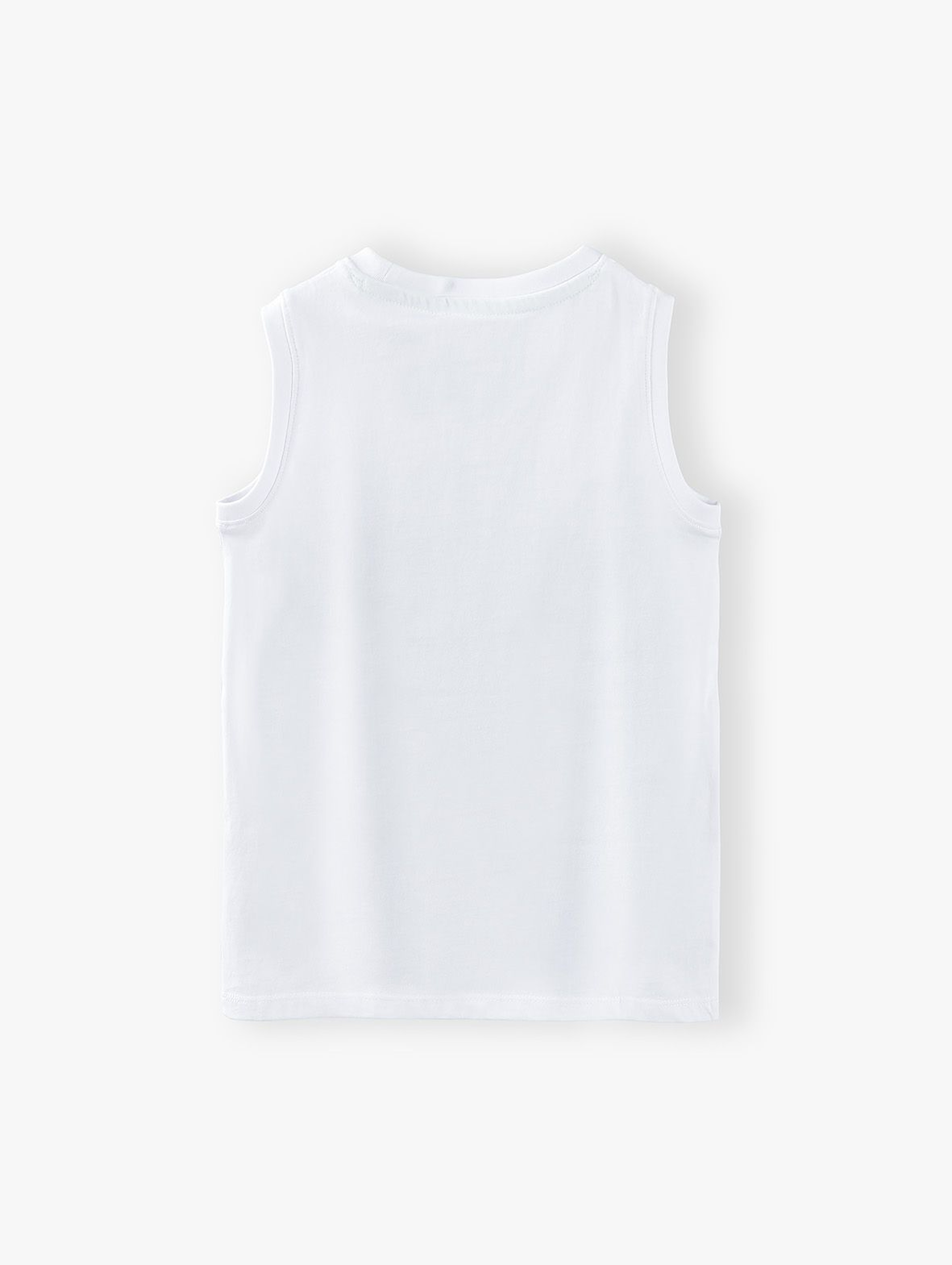 T-shirt chłopięcy w kolorze białym z napisem- Ale heheszki