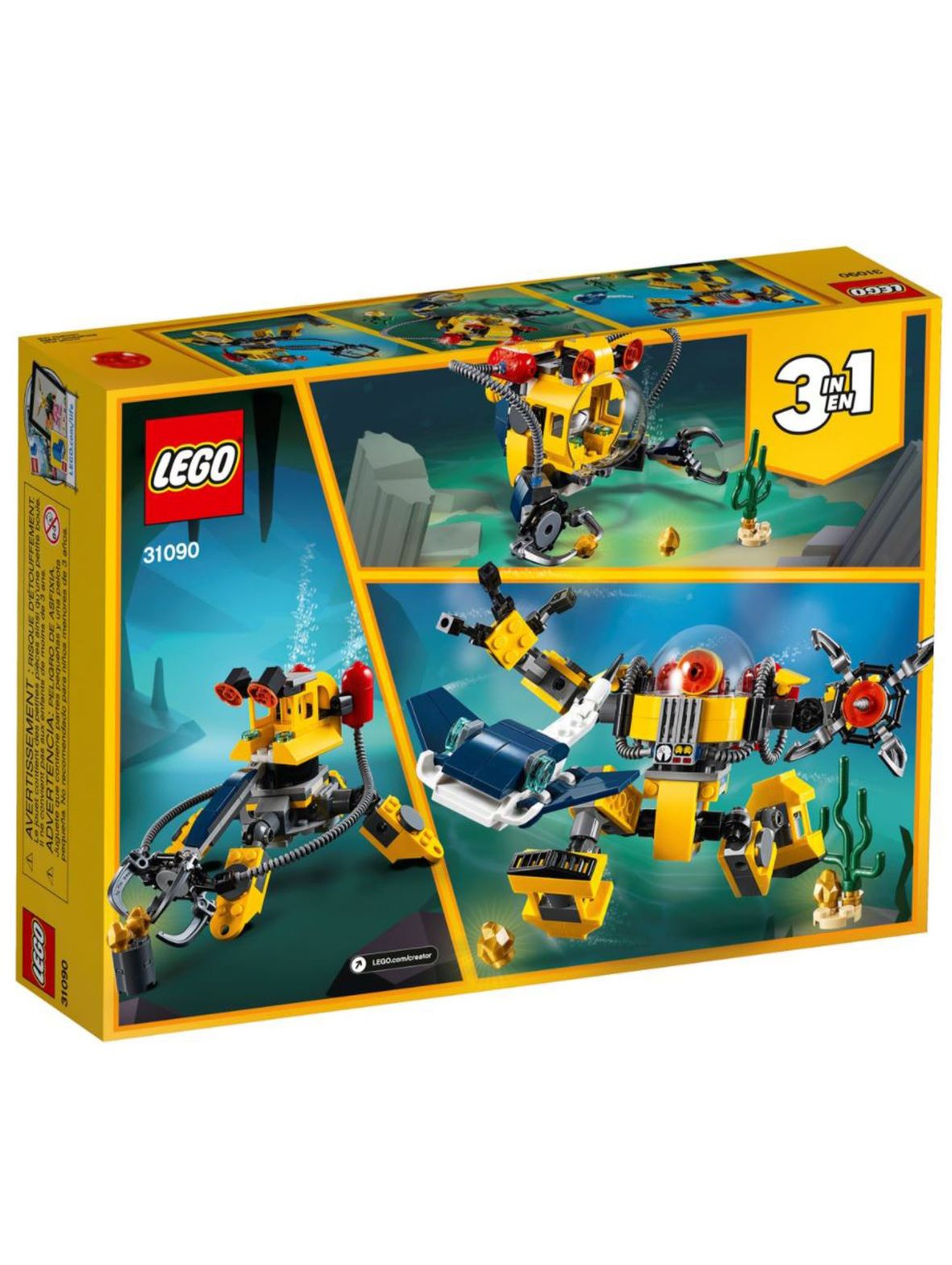 Lego Creator - Podwodny robot 3w1- 207 elementów wiek 7+
