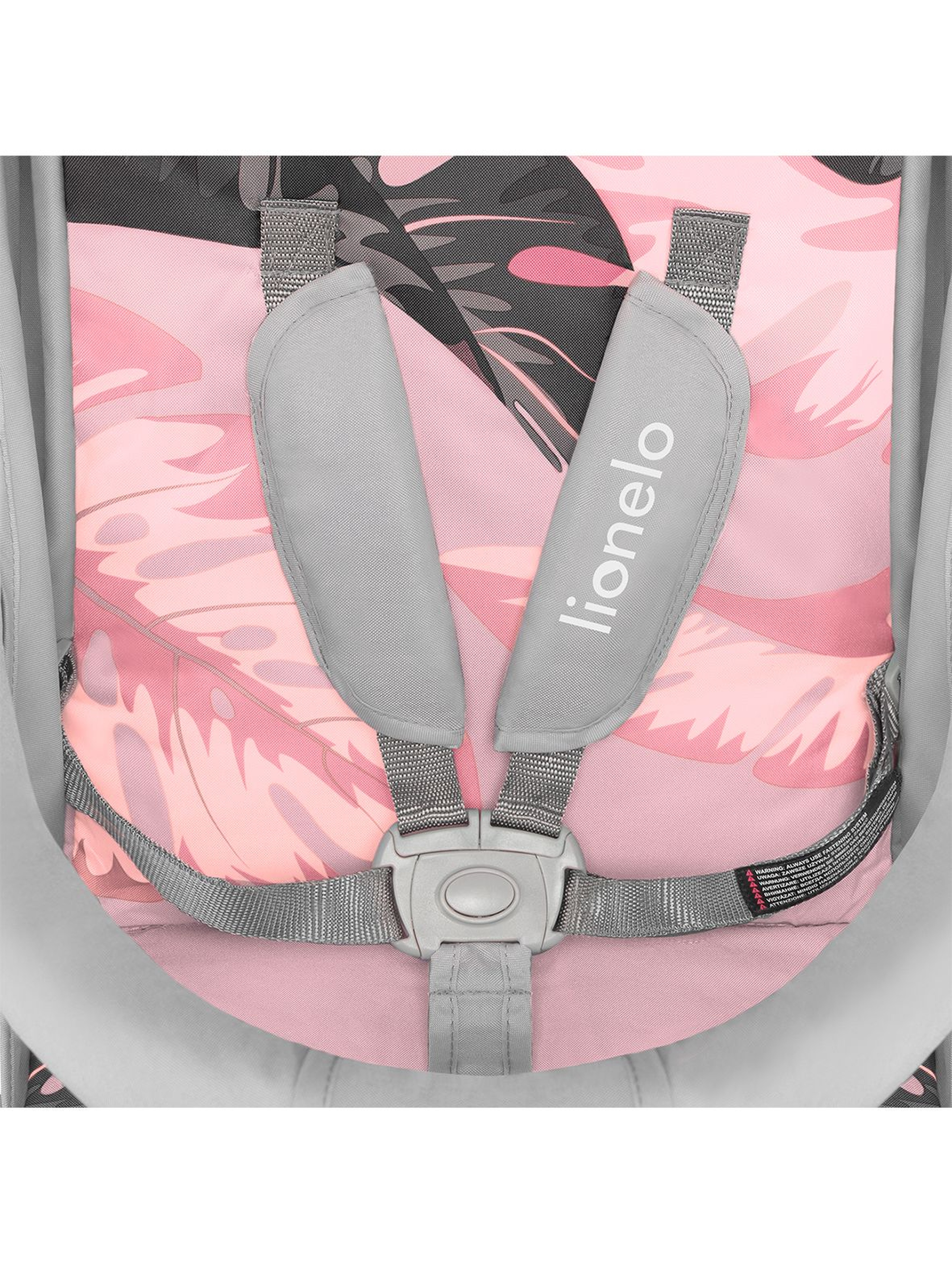 Wózek spacerowy Lionelo Tropical - różowy