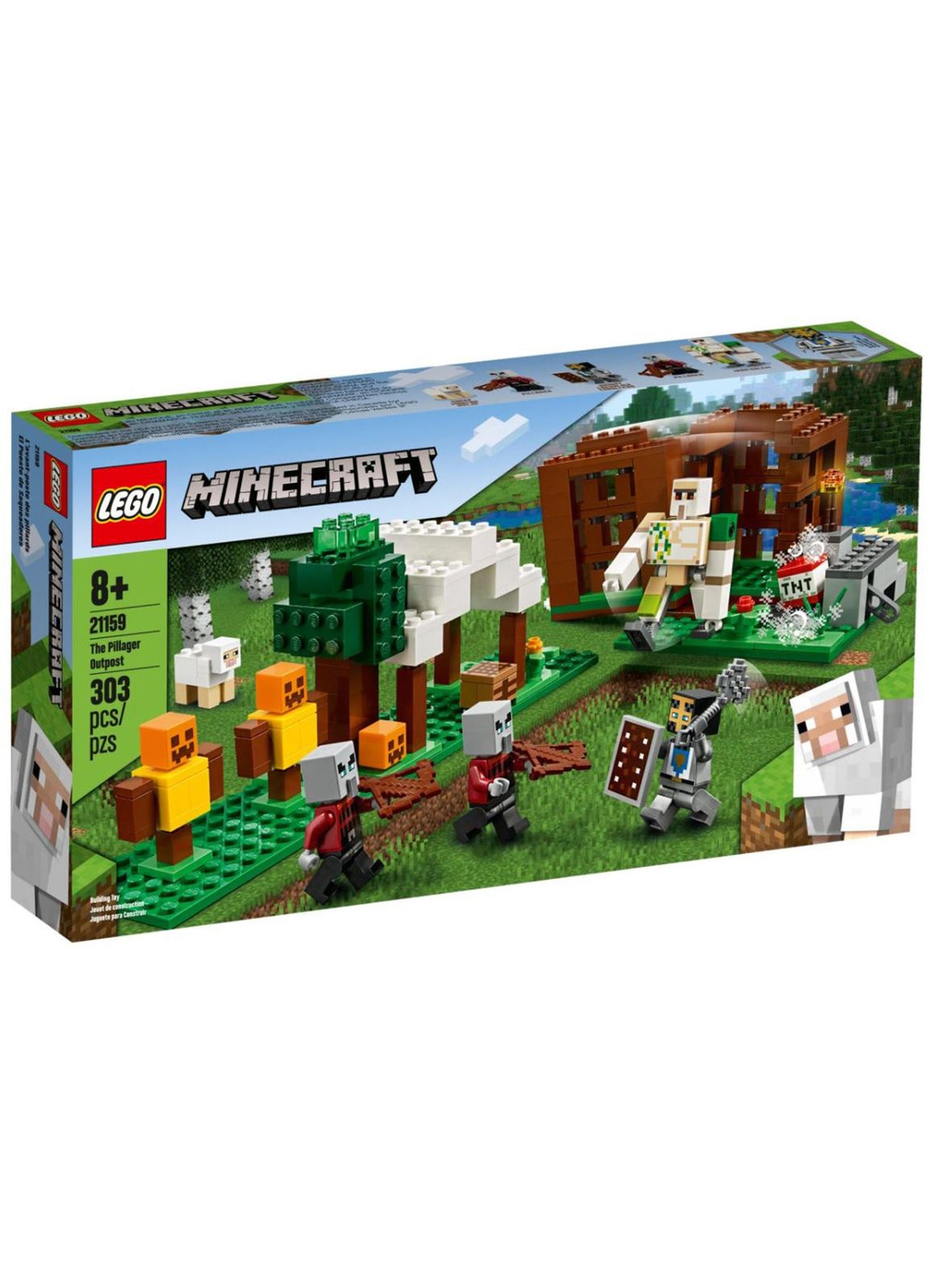 Lego Minecraft - Kryjówka rozbójników - 303 elementy wiek 8+