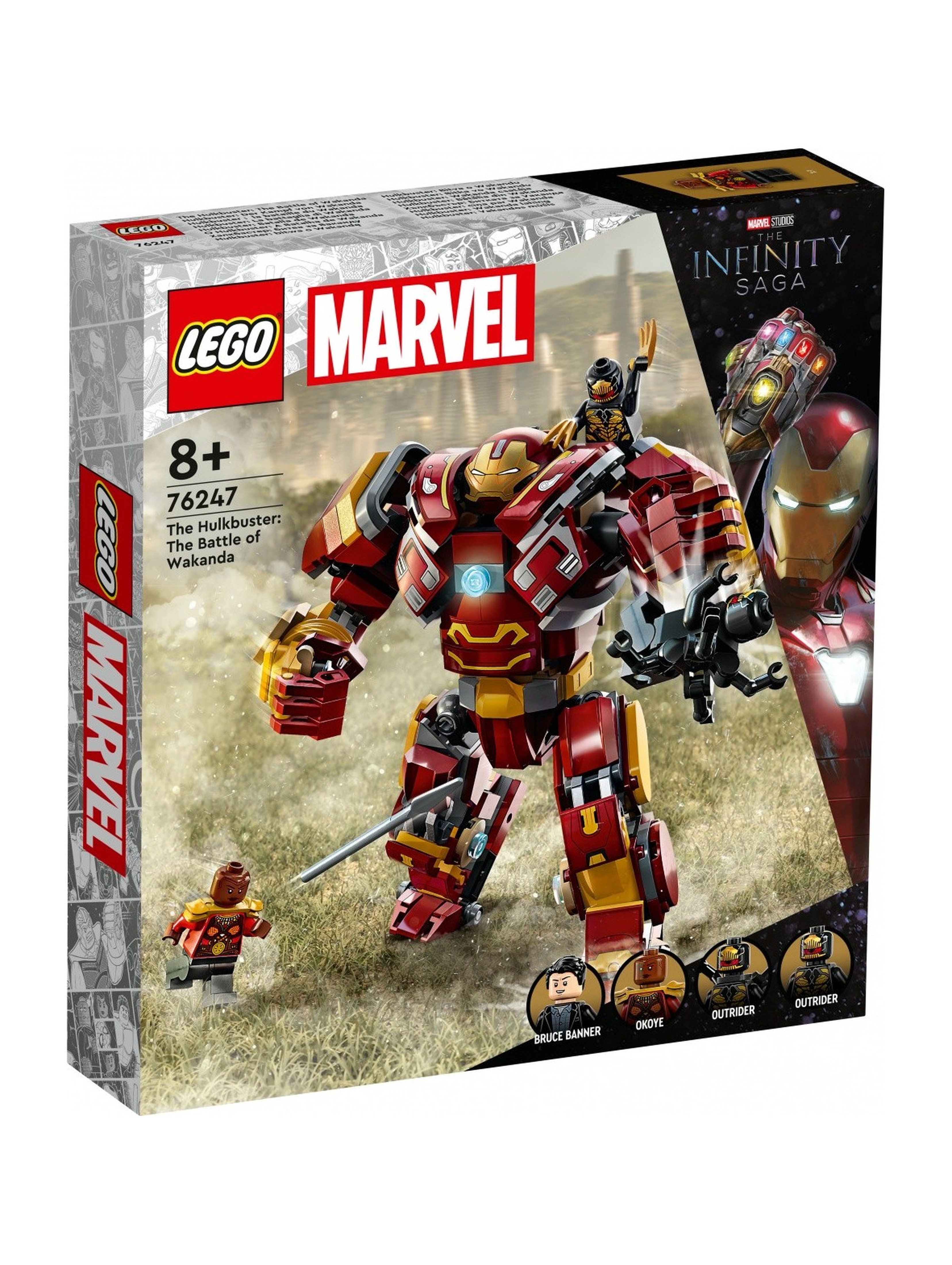 Klocki LEGO Super Heroes 76247 Hulkbuster: bitwa o Wakandę - 385 elementów, wiek 8 +