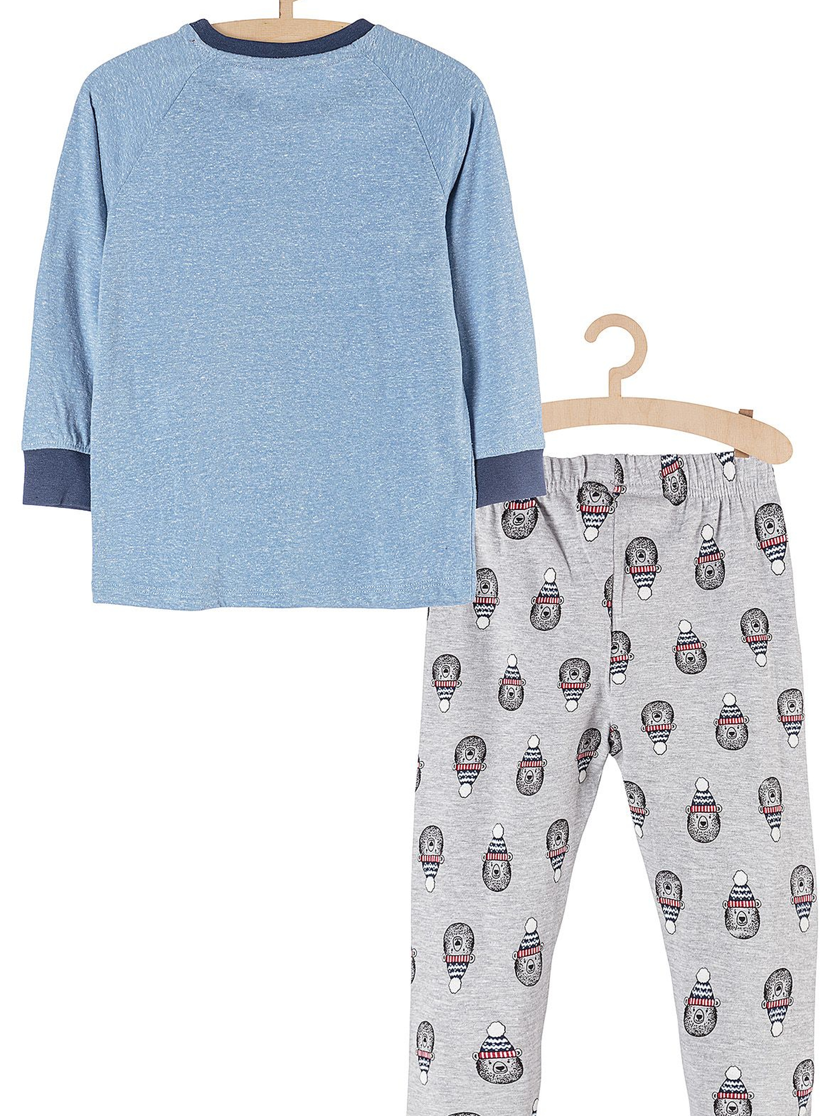 Piżama dla chłopca- niebieska z misiem