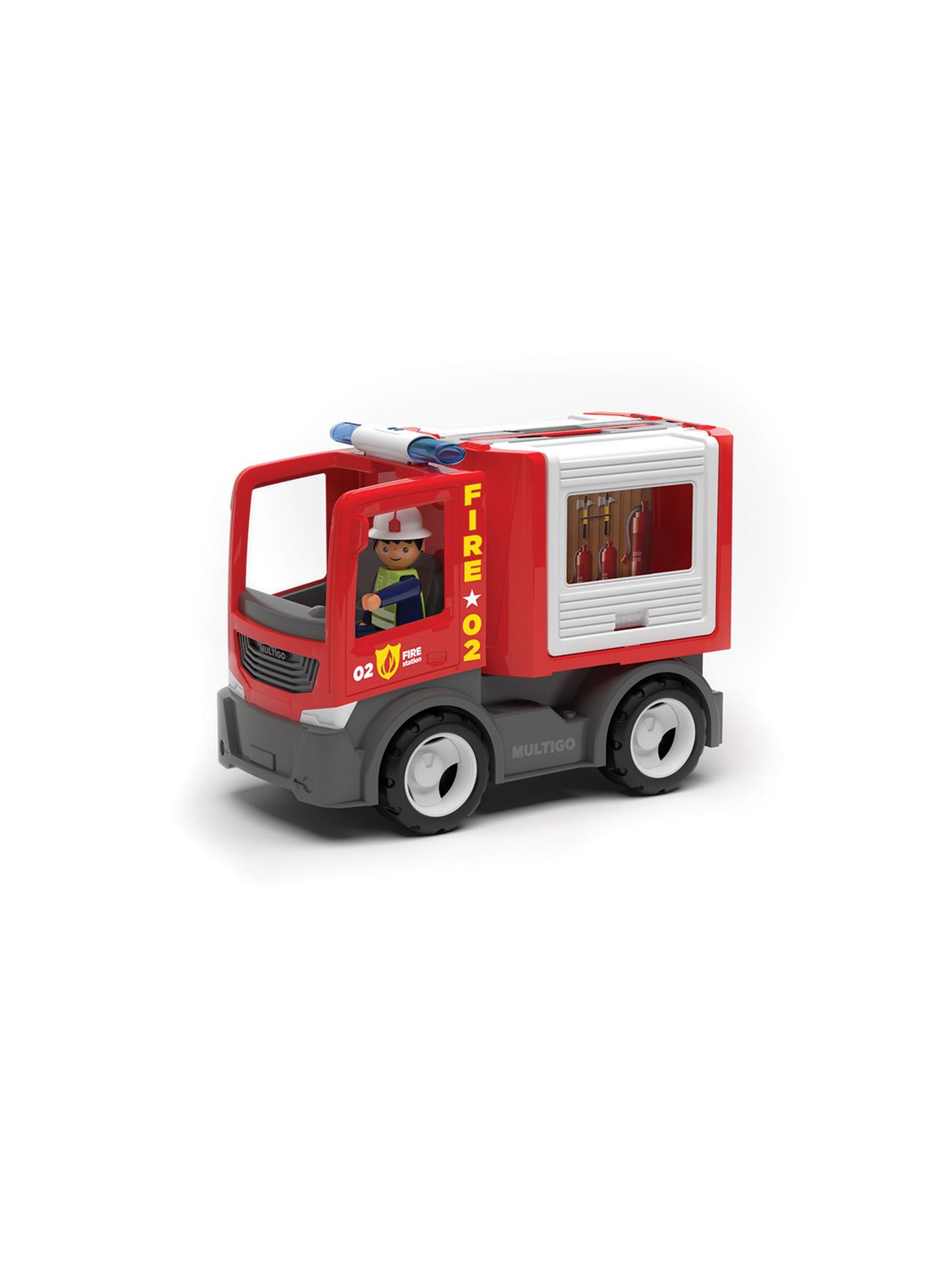 Wóz strażacki ze strażakiem Multigo Fire 3+