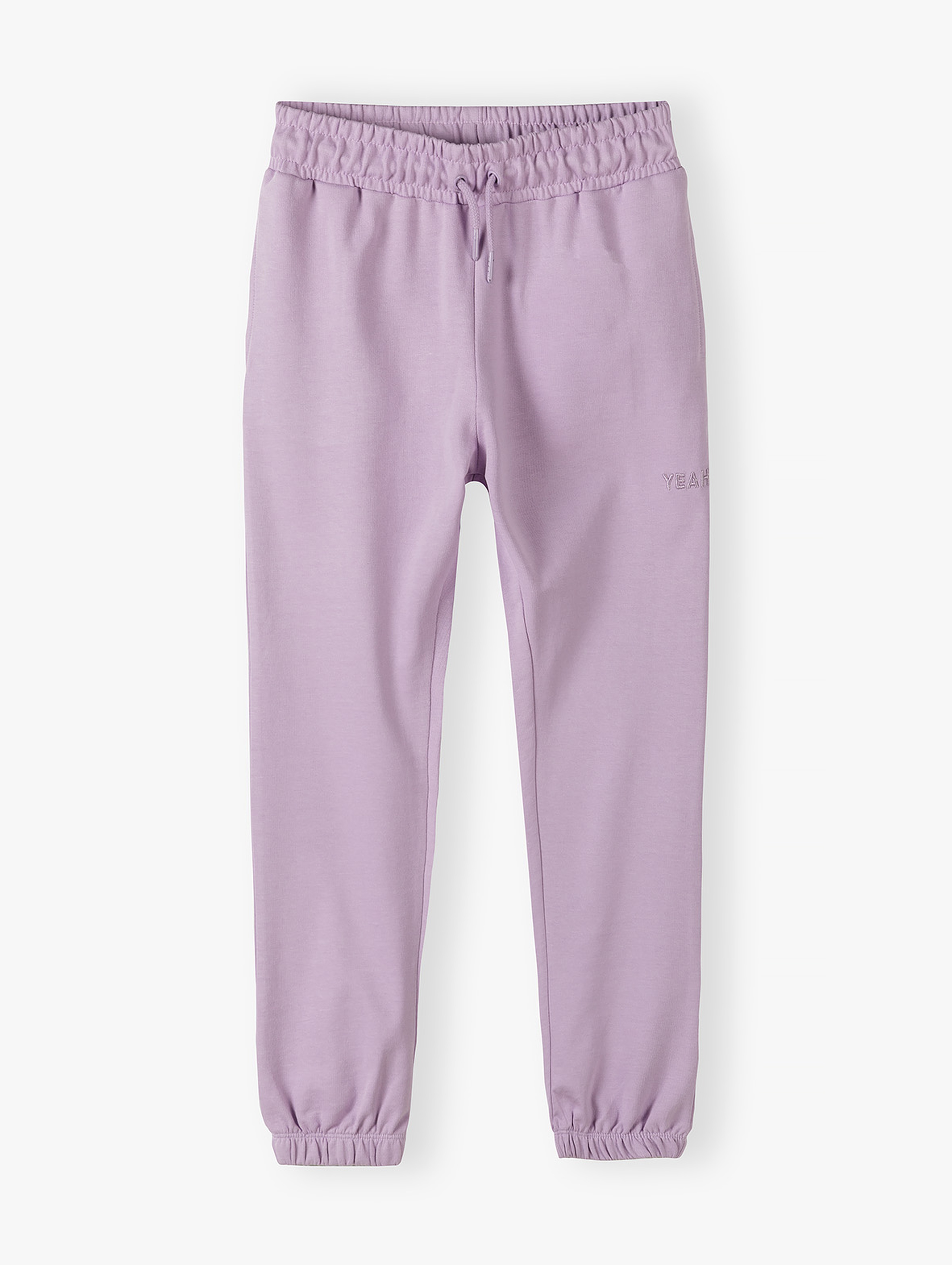 Fioletowe spodnie dresowe dla dziewczynki