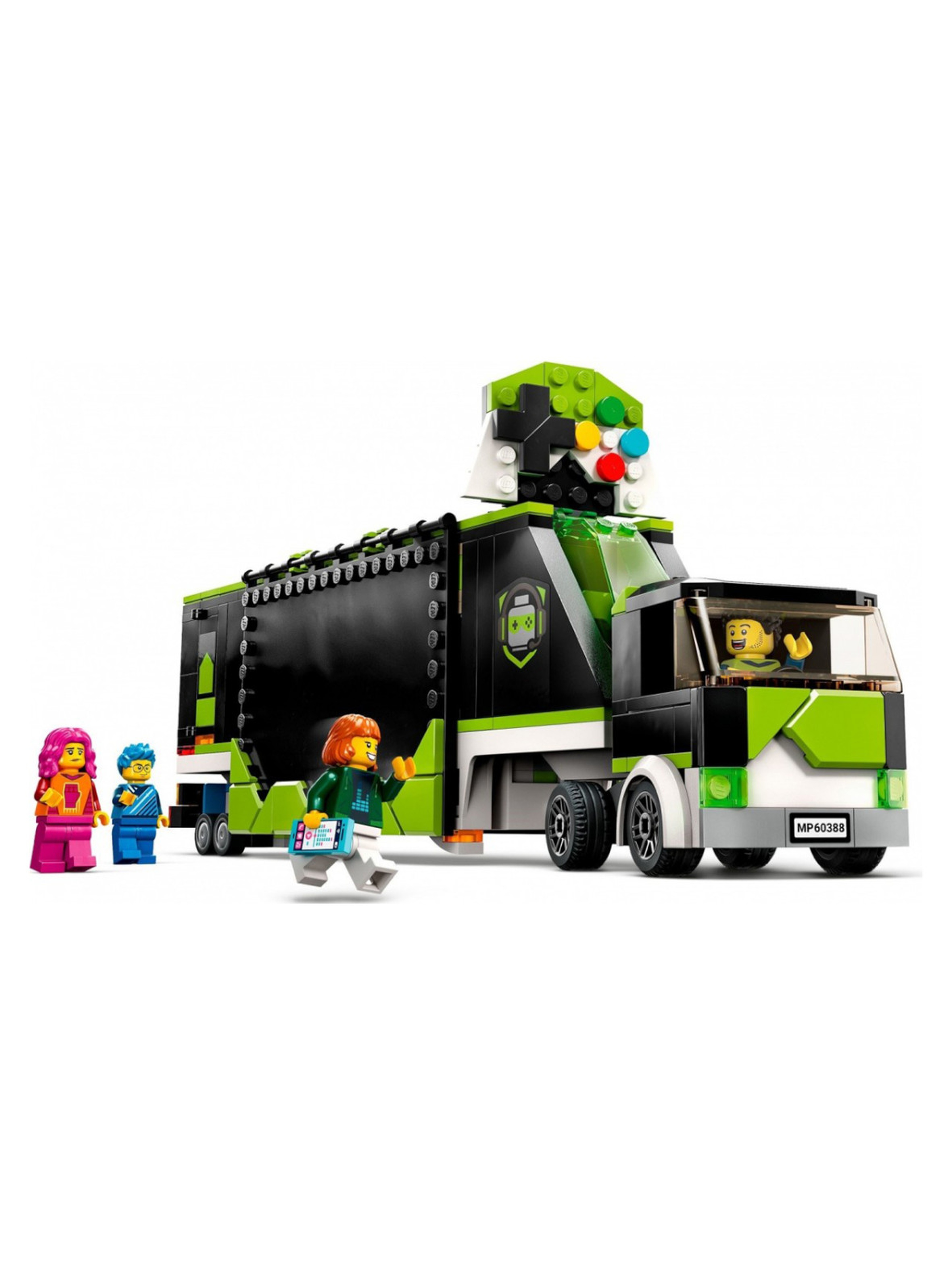 Klocki LEGO City 60388 Ciężarówka na turniej gier - 344 elementy, wiek 7 +