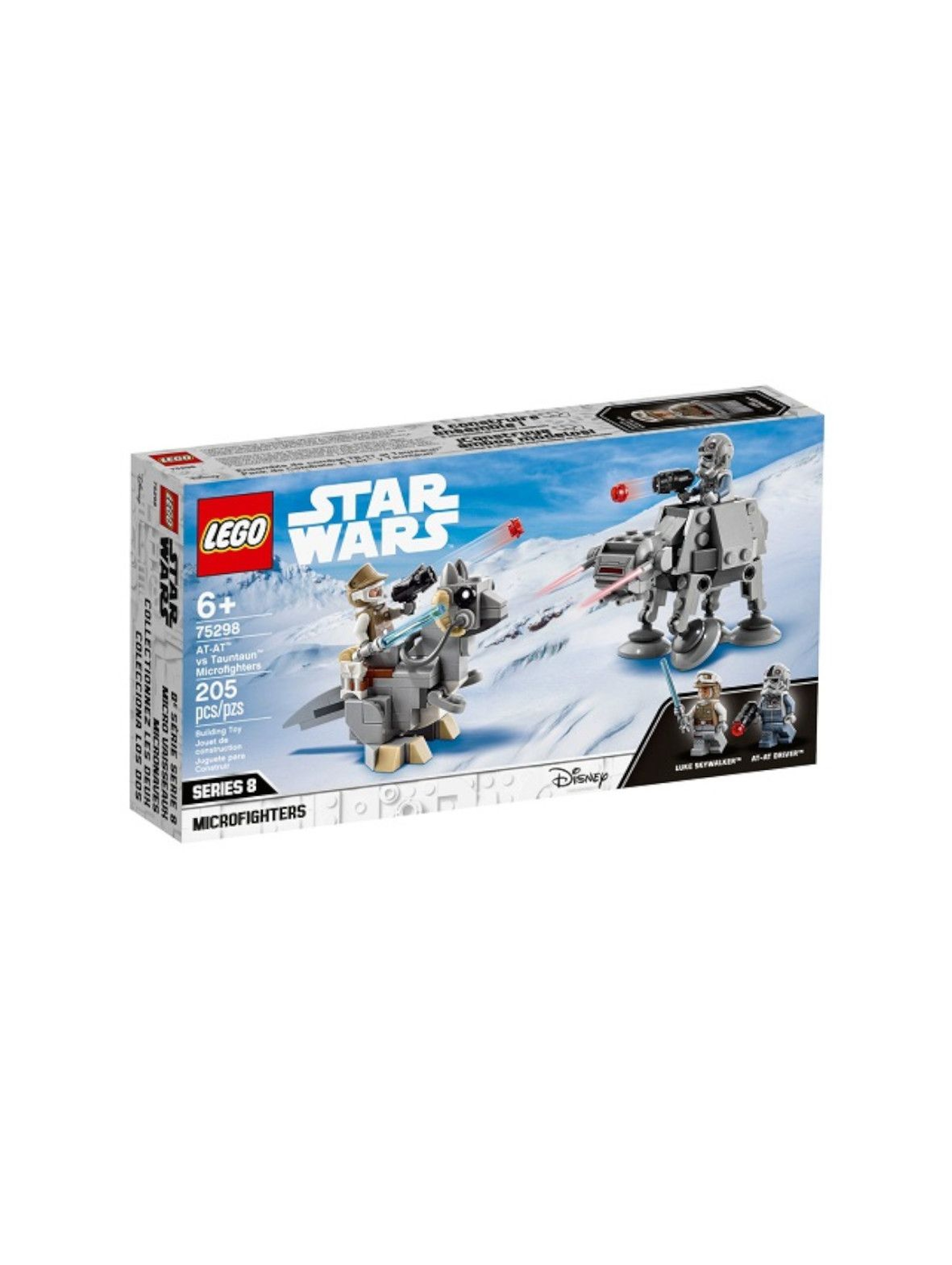 Lego Star Wars -Mikromyśliwce: AT-AT kontra Tauntaun - 205 el wiek 6+