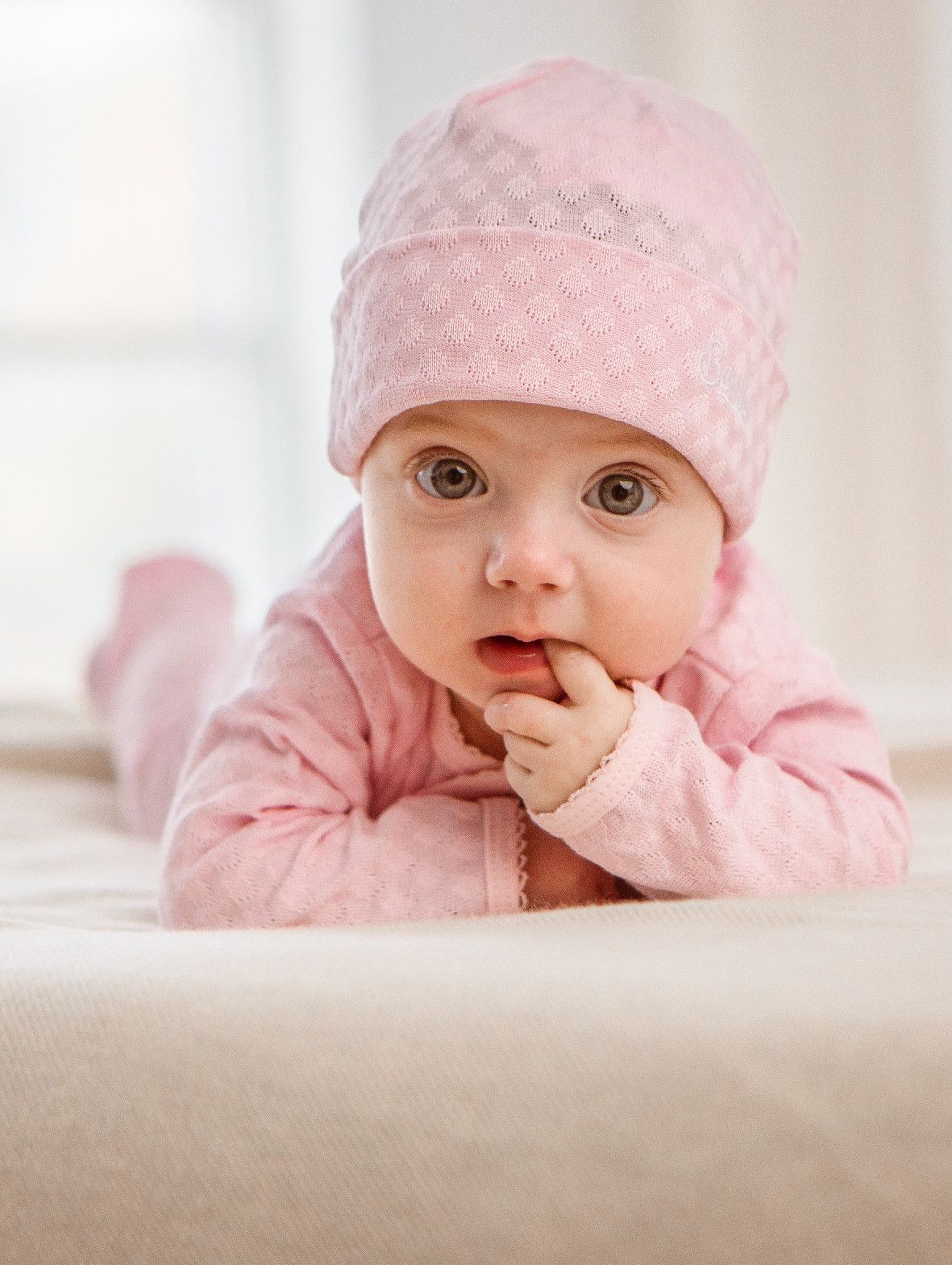 Bluzka niemowlęca bawełniana z długim rękawem