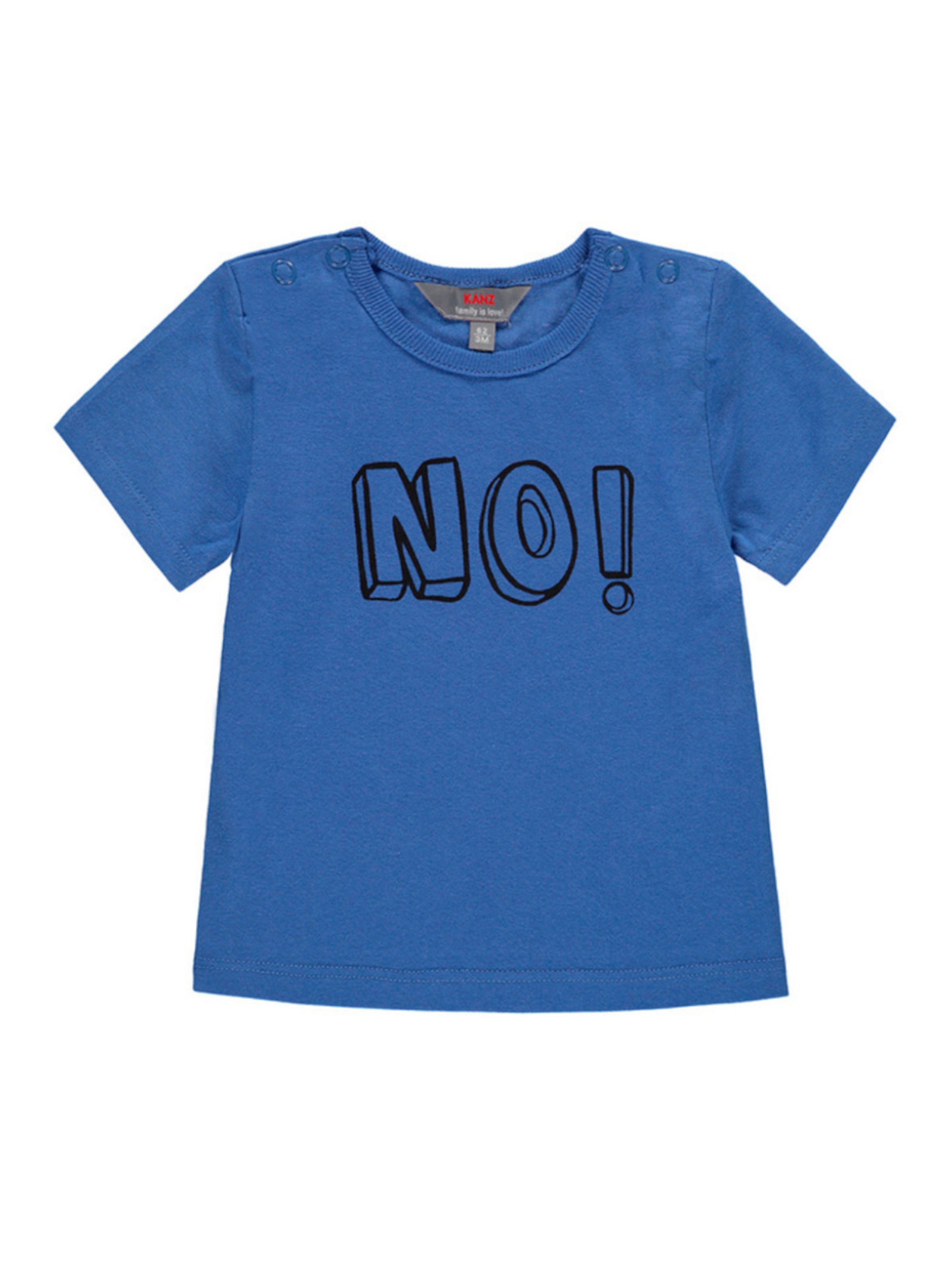 T-shirt niemowlęcy niebieski No niebieski