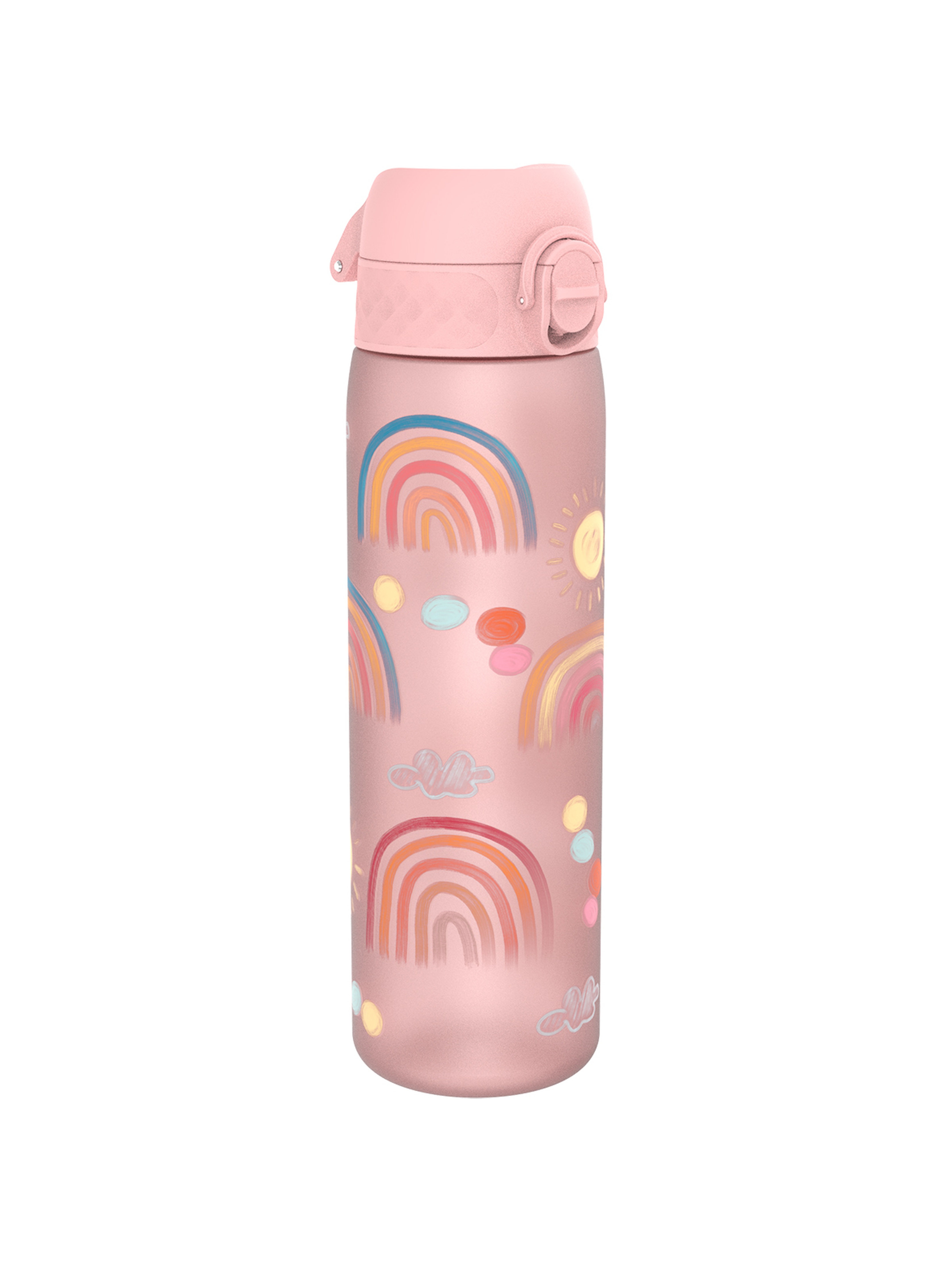 Butelka na wodę ION8 BPA Free Rainbows 500ml - różowa