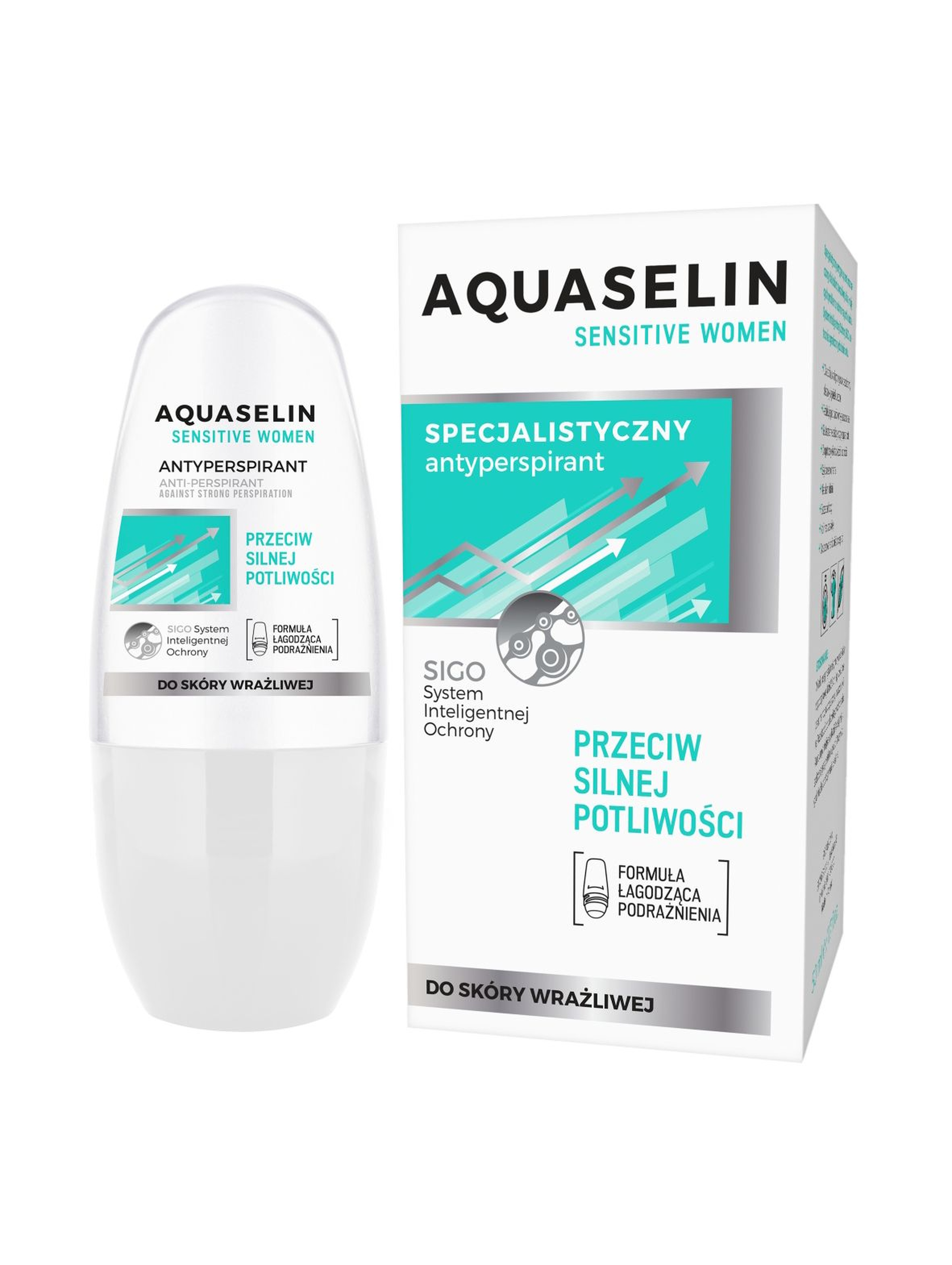Aquaselin Sensitive Women Specjalistyczny antyperspirant roll-on 50 ml
