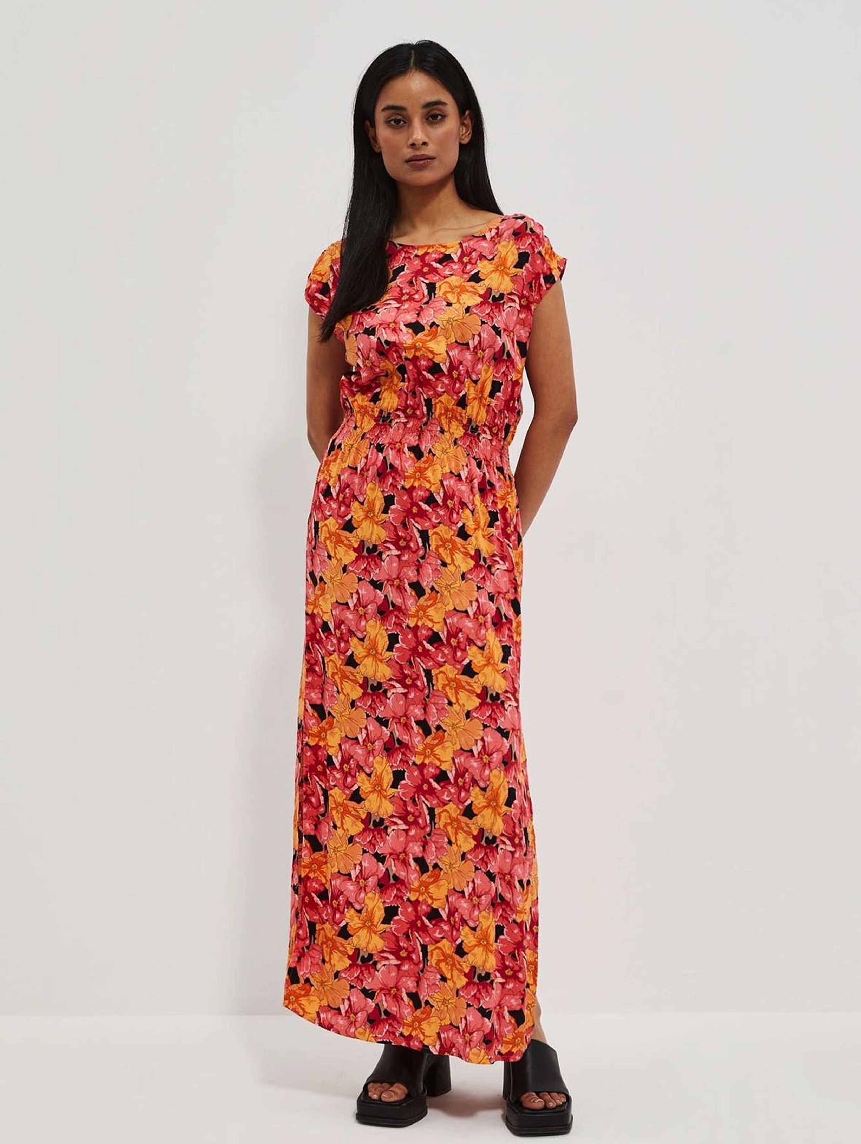 Sukienka maxi z kwiatowym printem