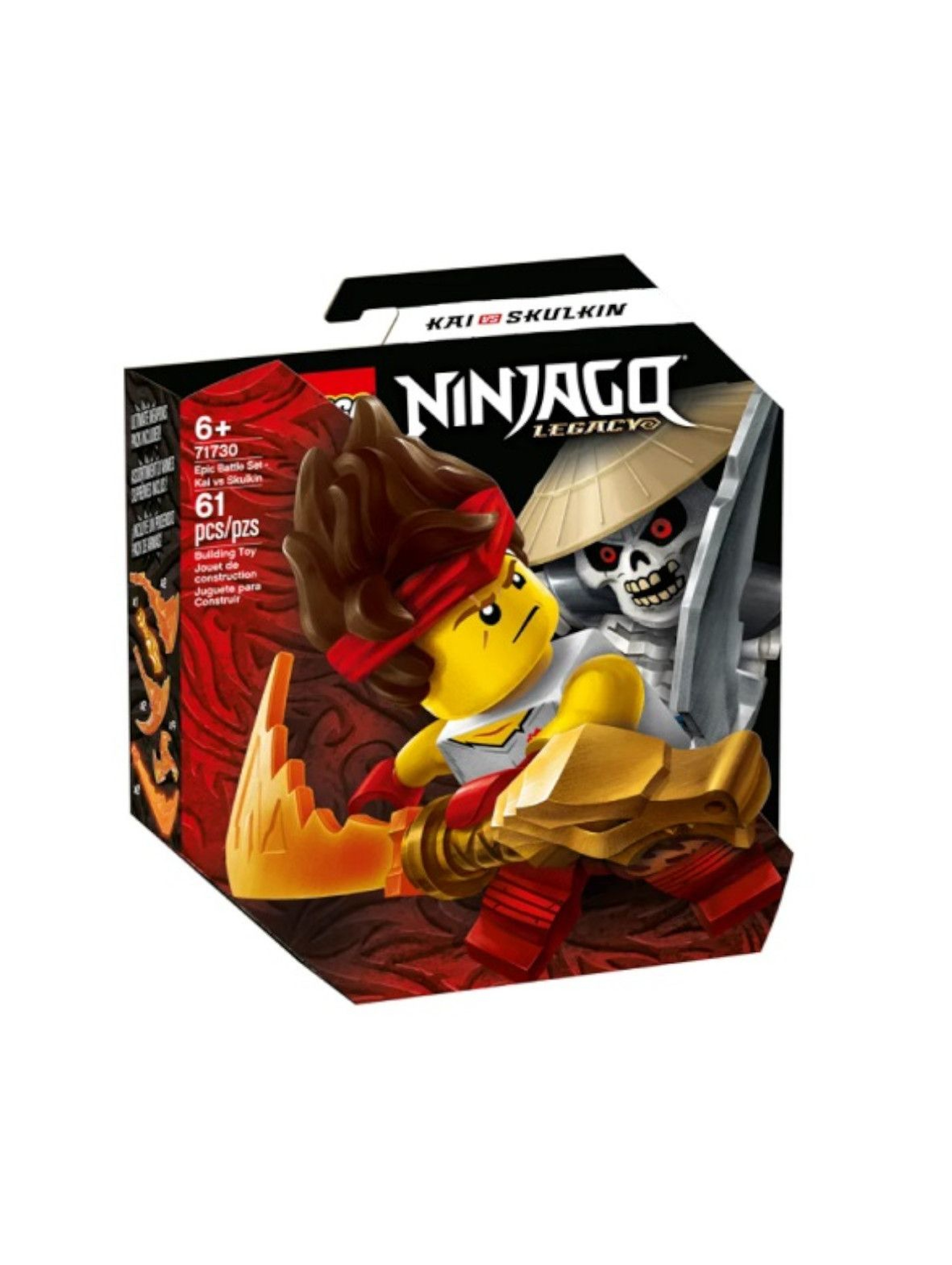 LEGO Ninjago 71730- Epicki zestaw bojowy - Kai kontra Szkielet - 61 elementów