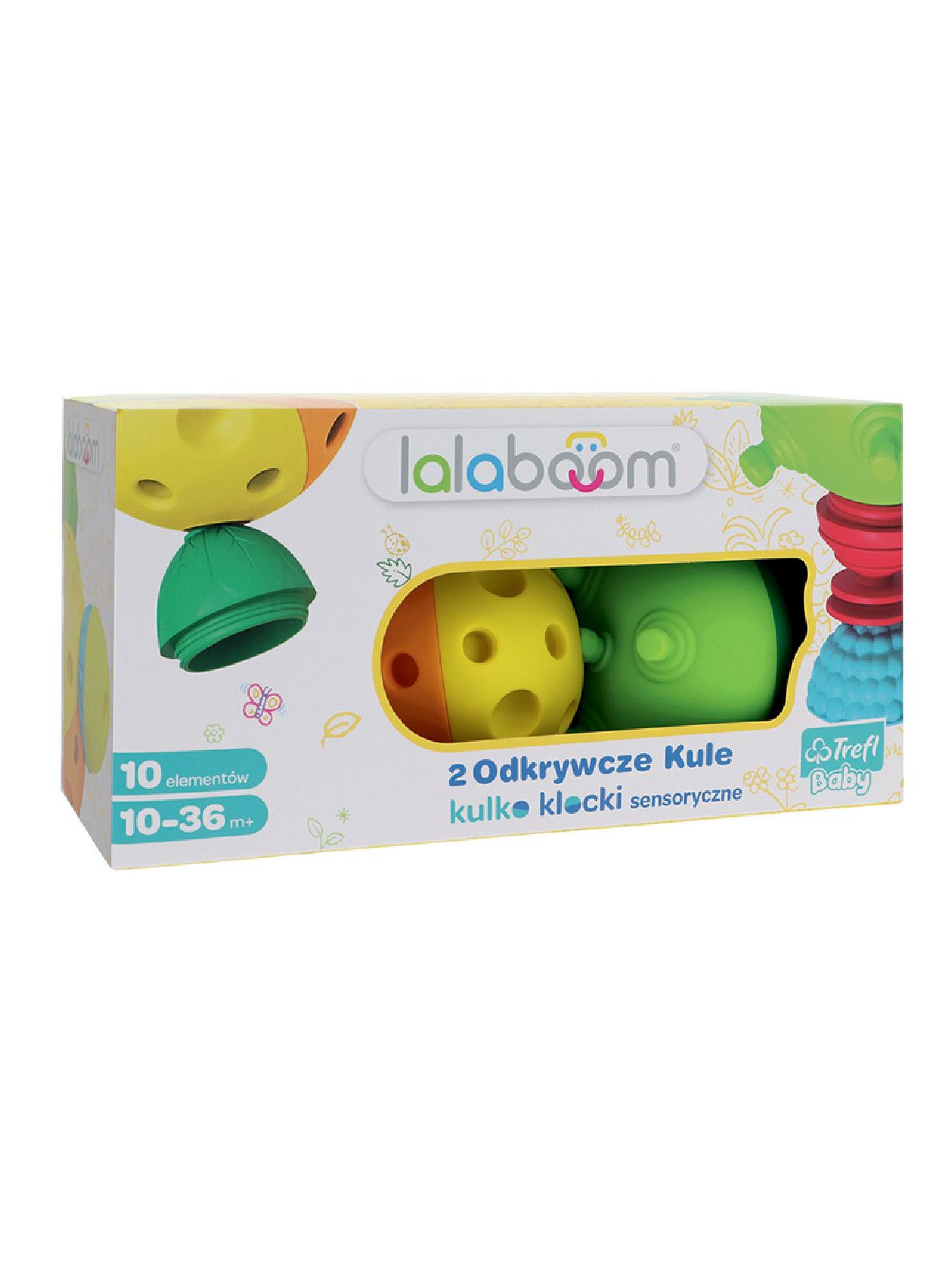 Zabawki sensoryczne Lalaboom - 2 Odkrywcze Kule