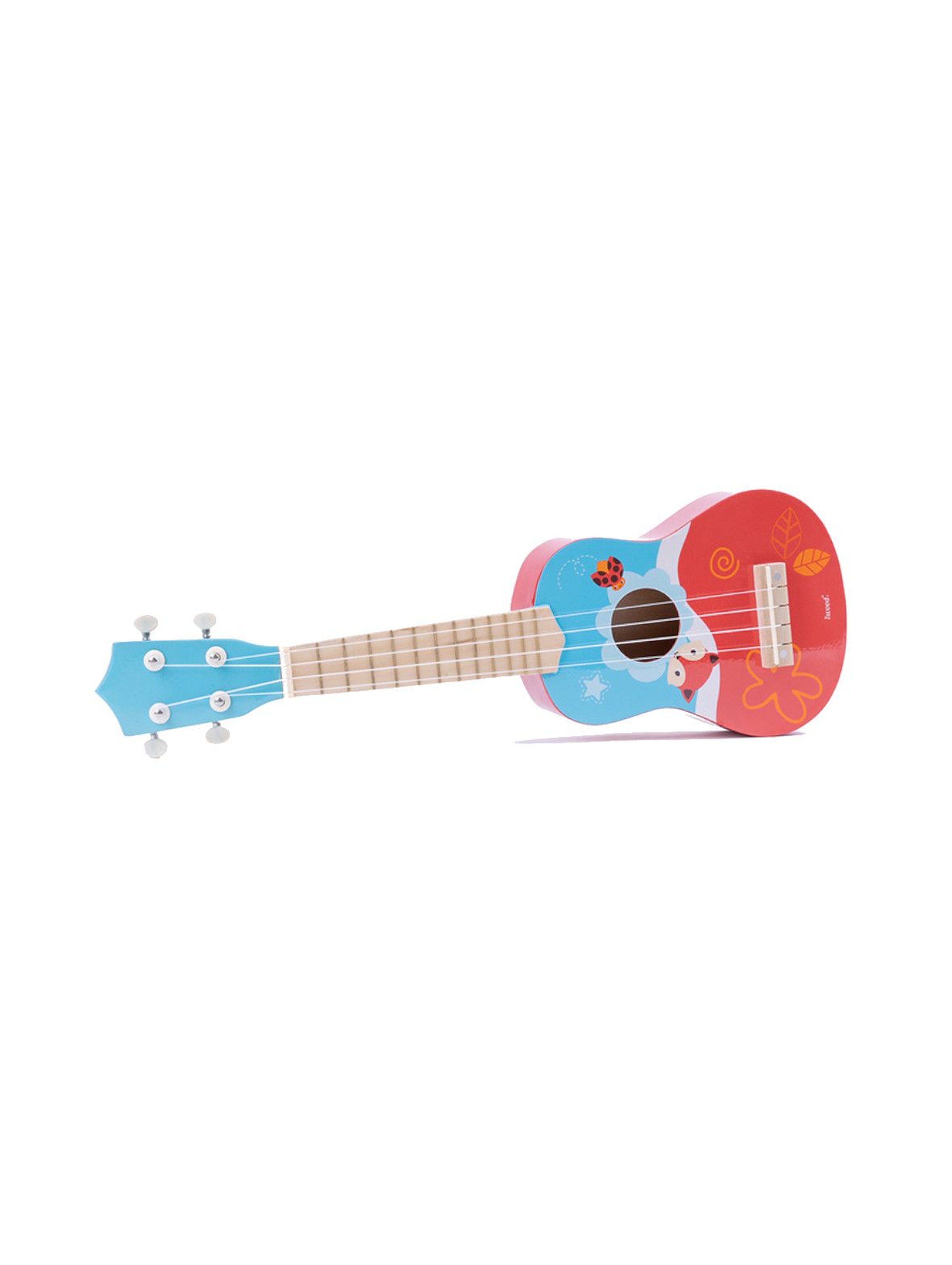 Gitara ukulele drewniana Lis - 3+