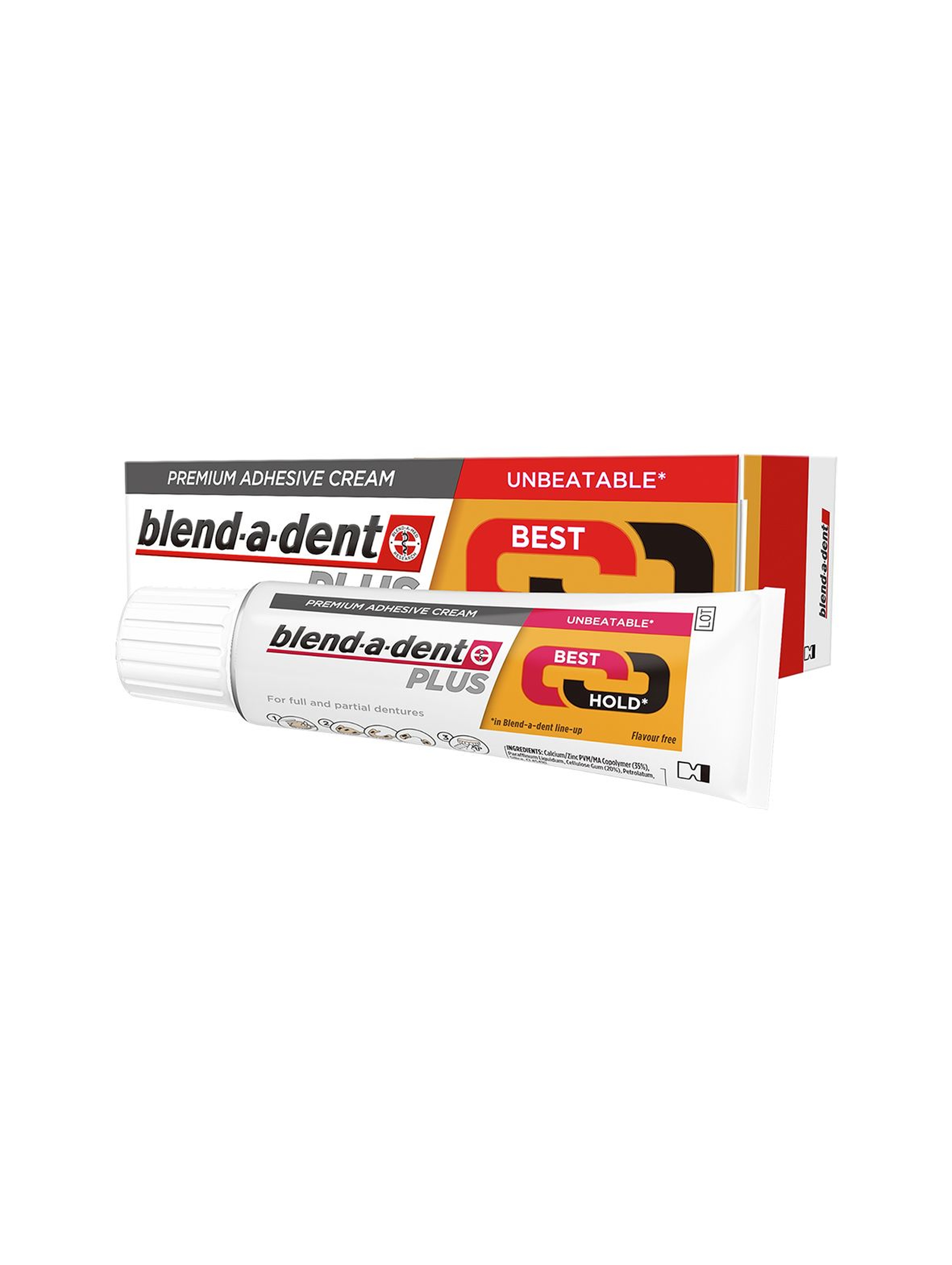 Blend-a-dent Plus Dual Power Premium Adhesive klej do protez w kremie 40 g