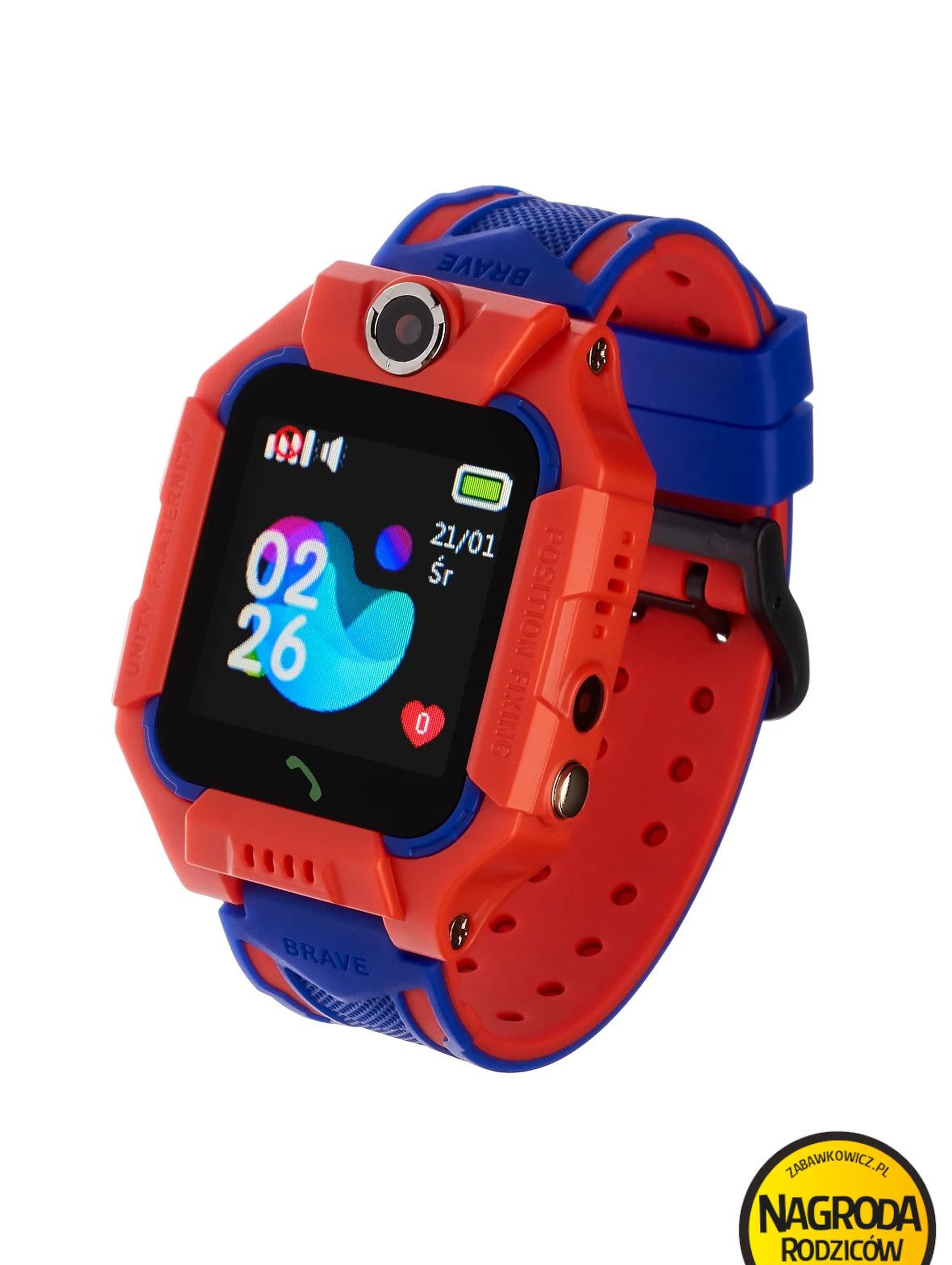 Smartwatch Garett Kids Play z lokalizatorem GPS-czerwony