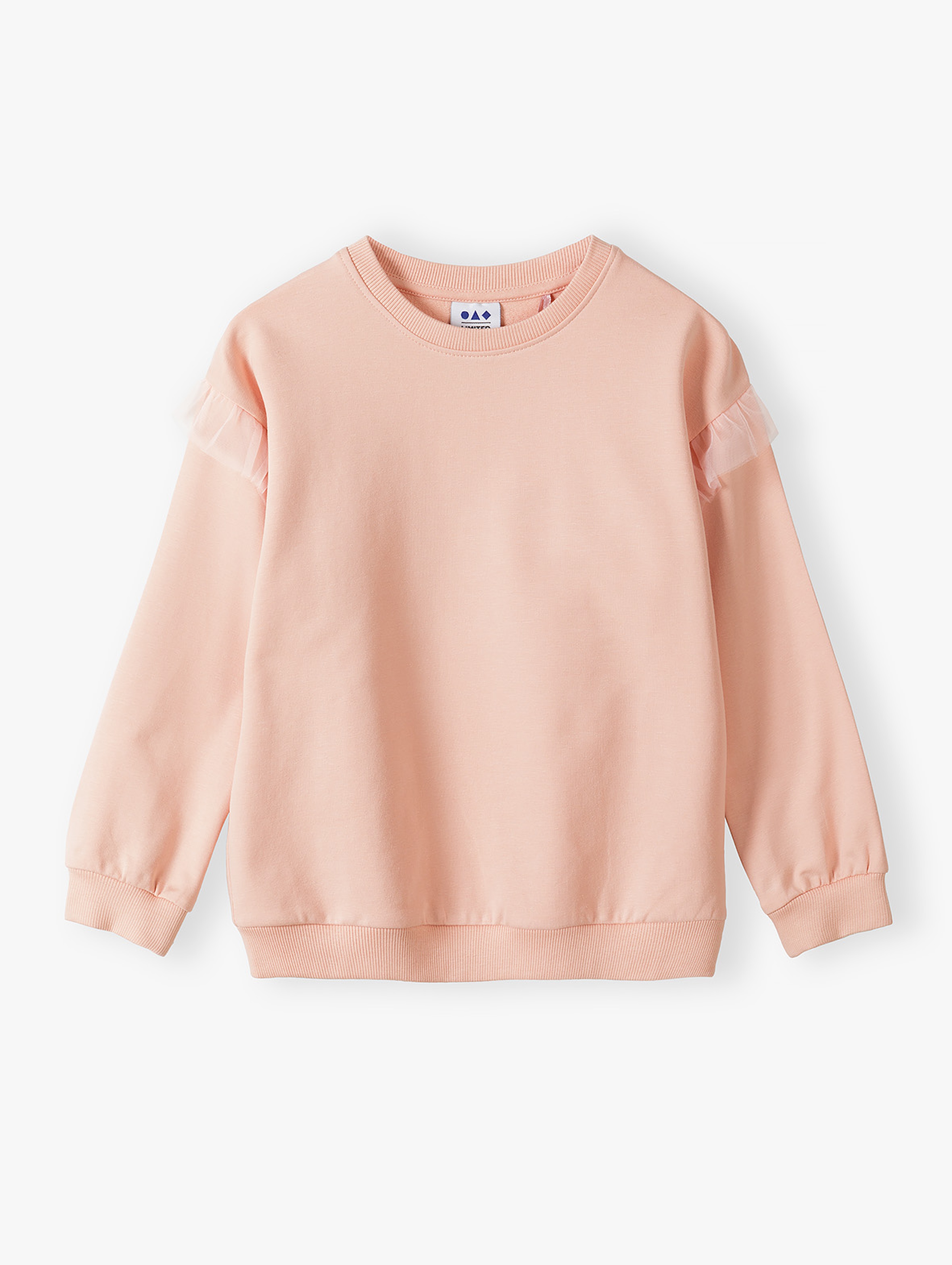 Brzoskwiniowa bluza dresowa dla małej dziewczynki - Limited Edition
