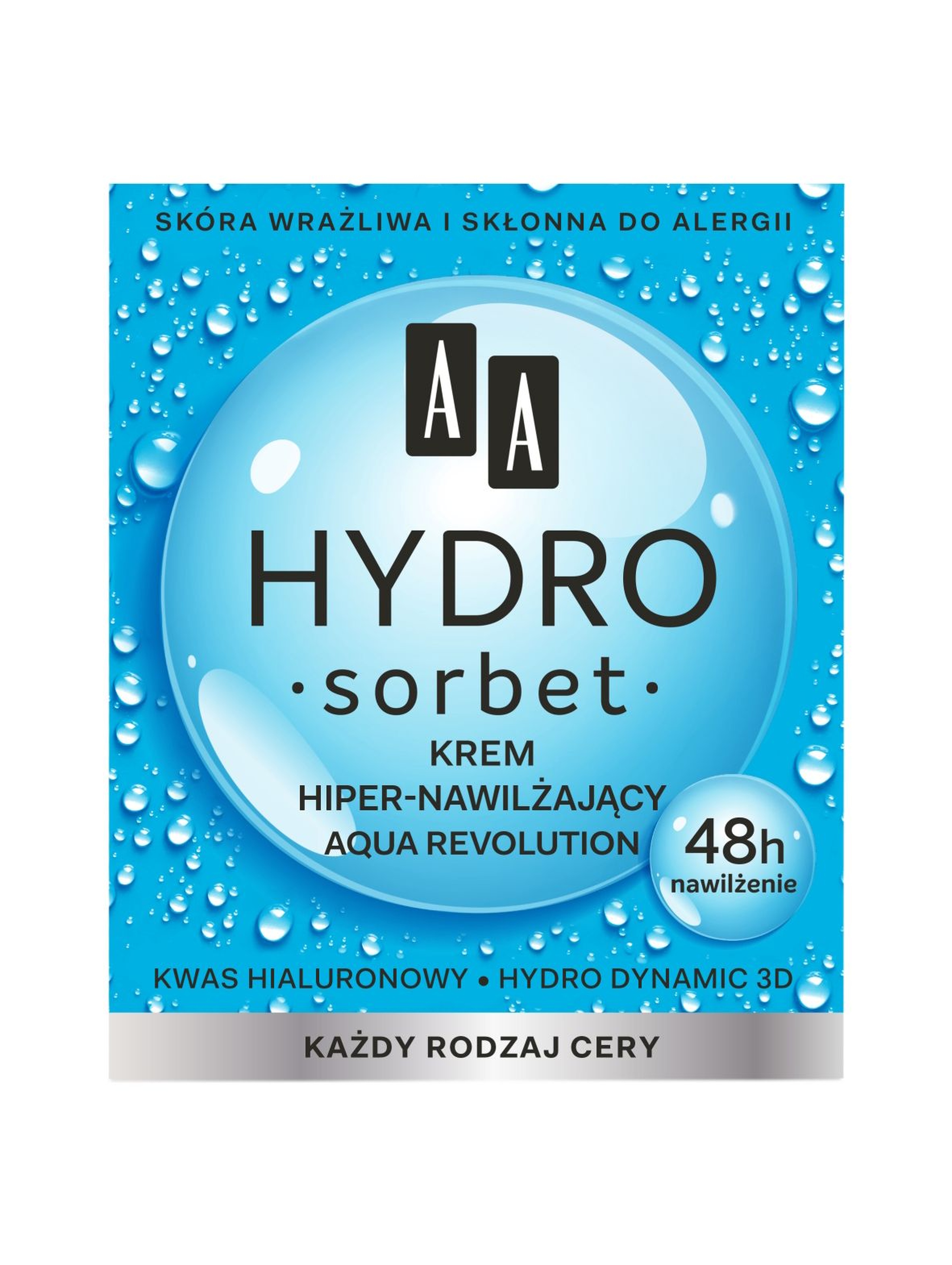 AA Hydro Sorbet aqua revolution krem hiper-nawilżający 48h 50 ml