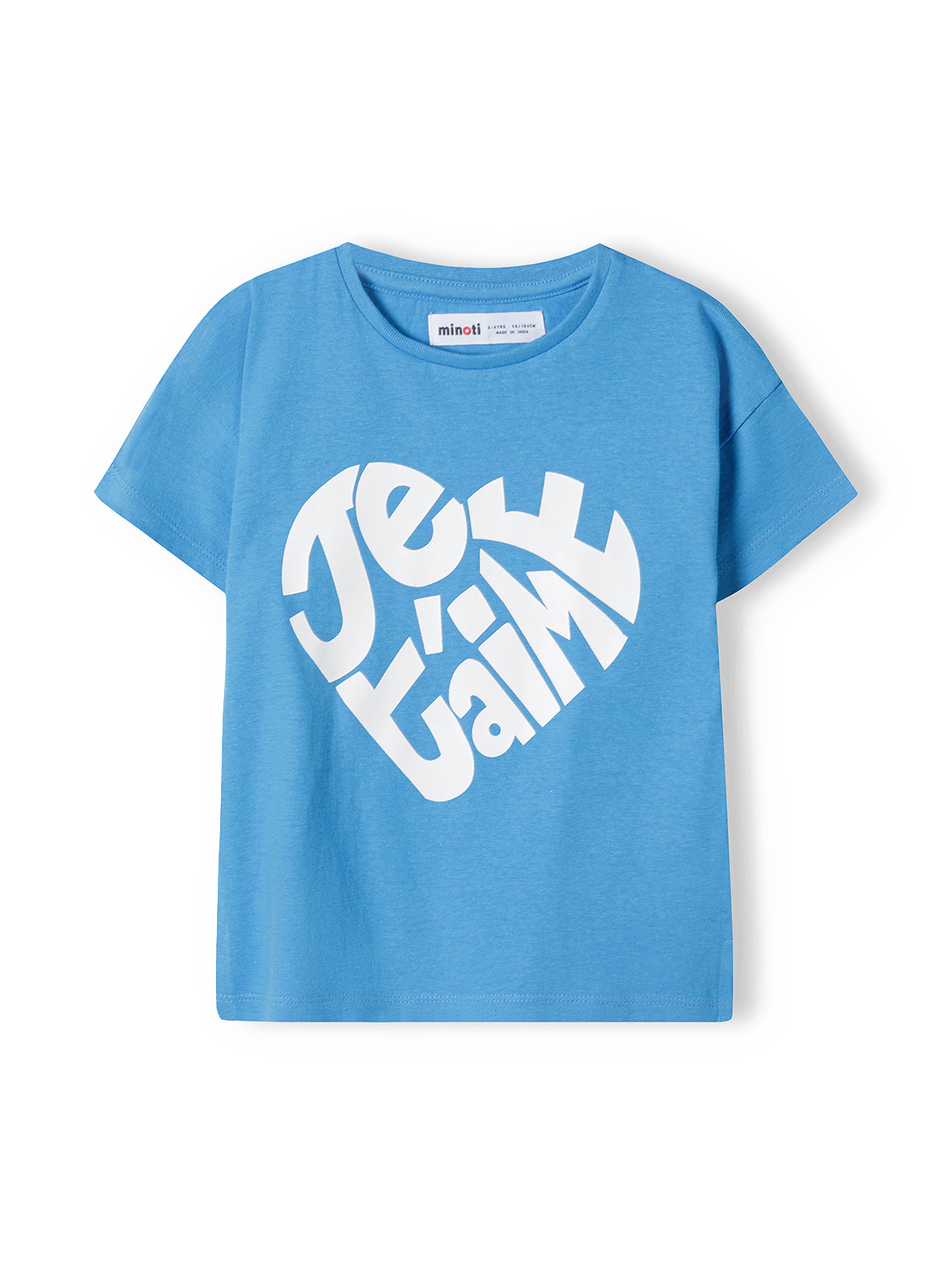 T-shirty bawełniane dla dziewczynki - kolorowe 3-pak