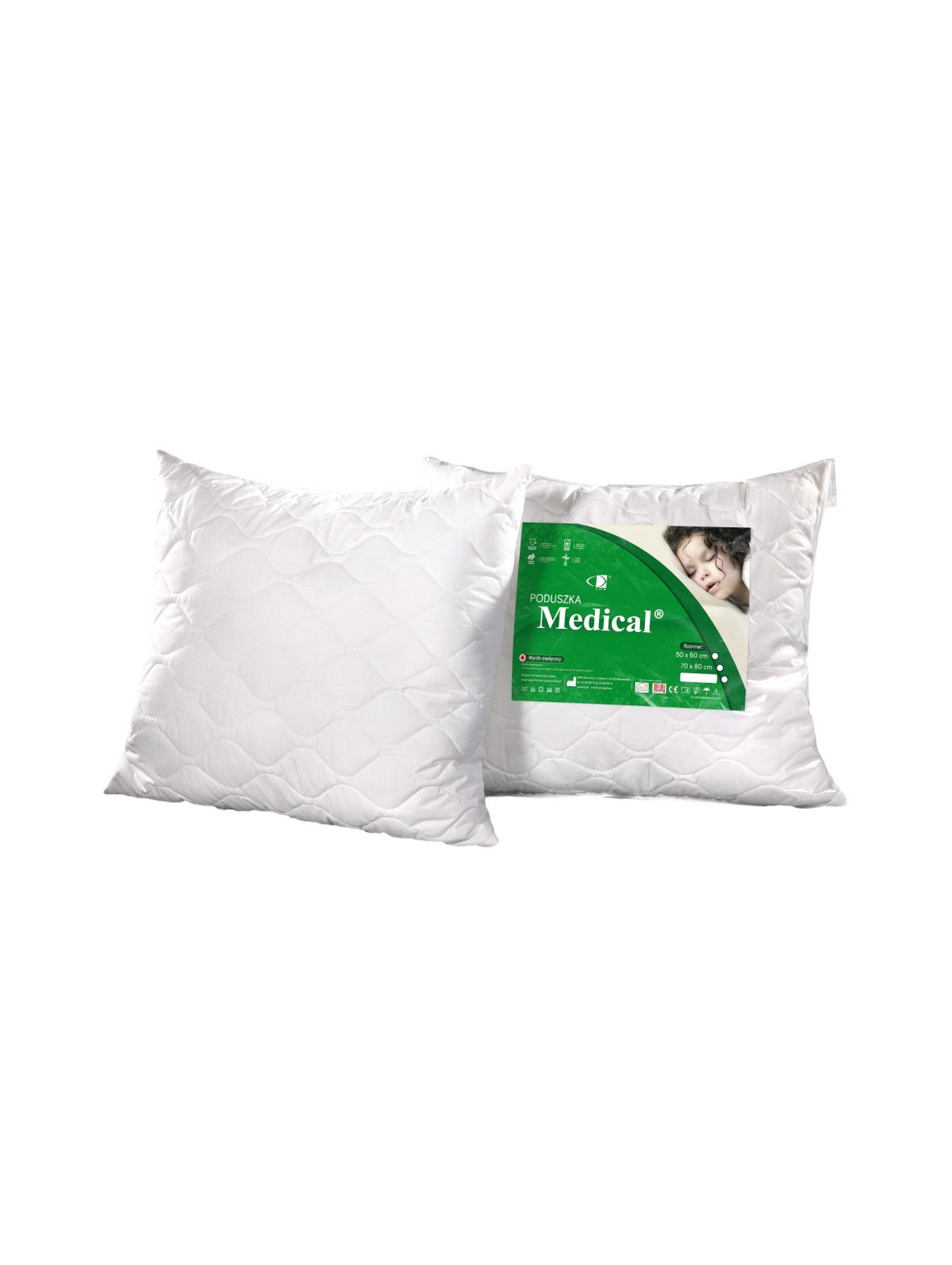 Poduszka MEDICAL® 50/60 cm w kolorze białym