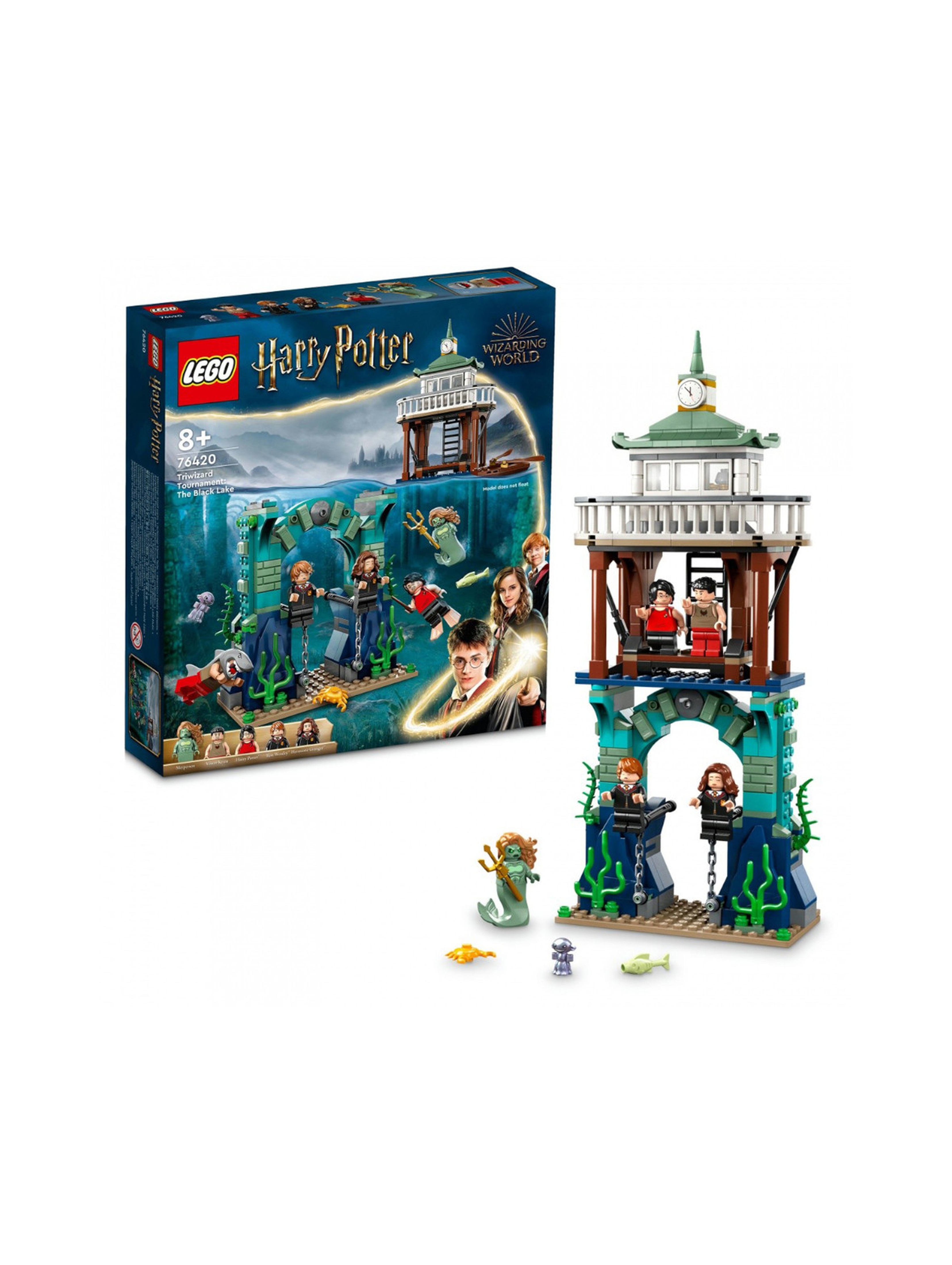 Klocki LEGO Harry Potter 76420 Turniej Trójmagiczny: Jezioro Hogwartu - 349 elementów, wiek 8 +