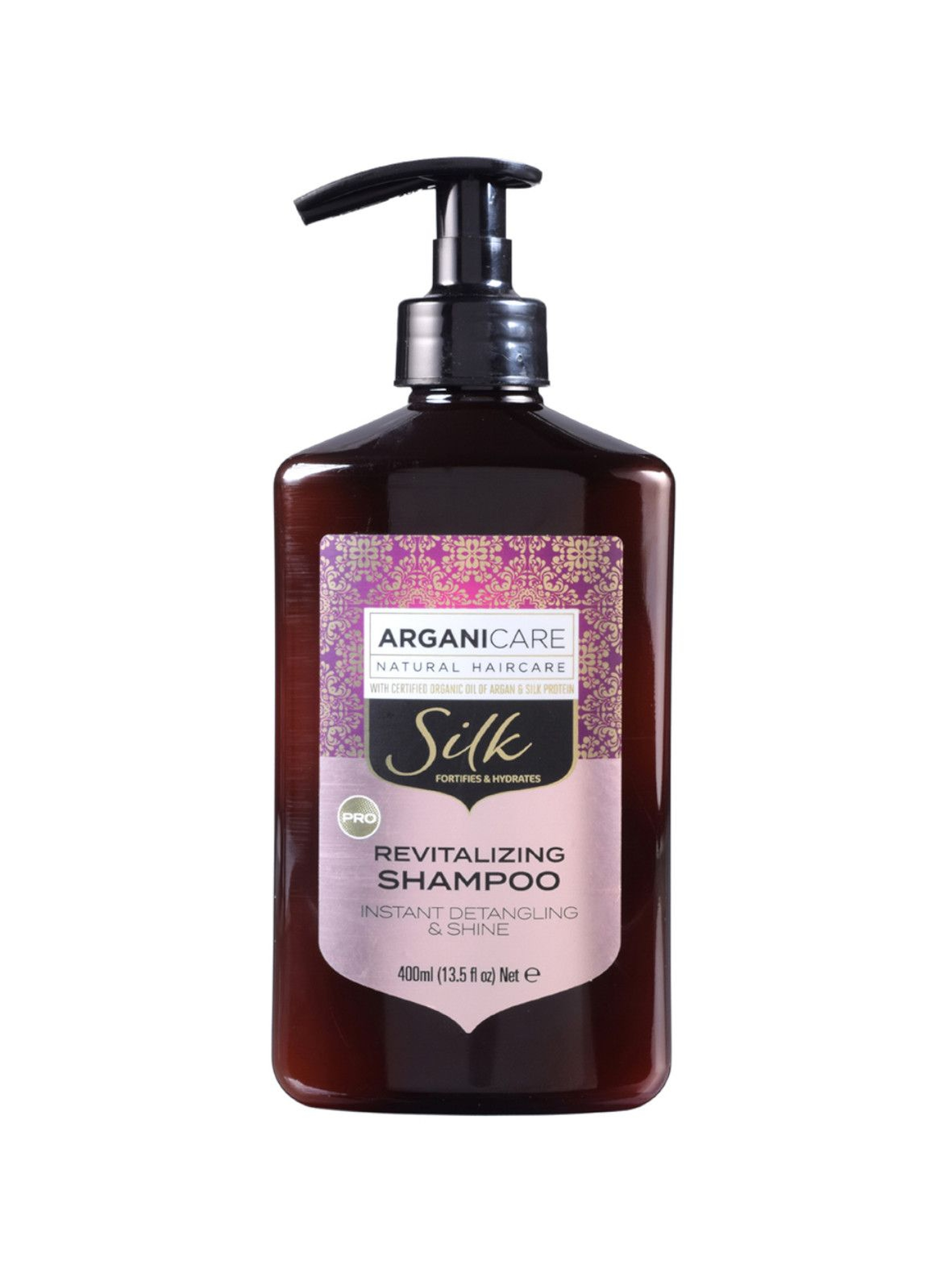 ARGANICARE NATURAL HAIRCARE Silk Shampoo Arganicare naturalny szampon rozplątujący włosy 400 ml