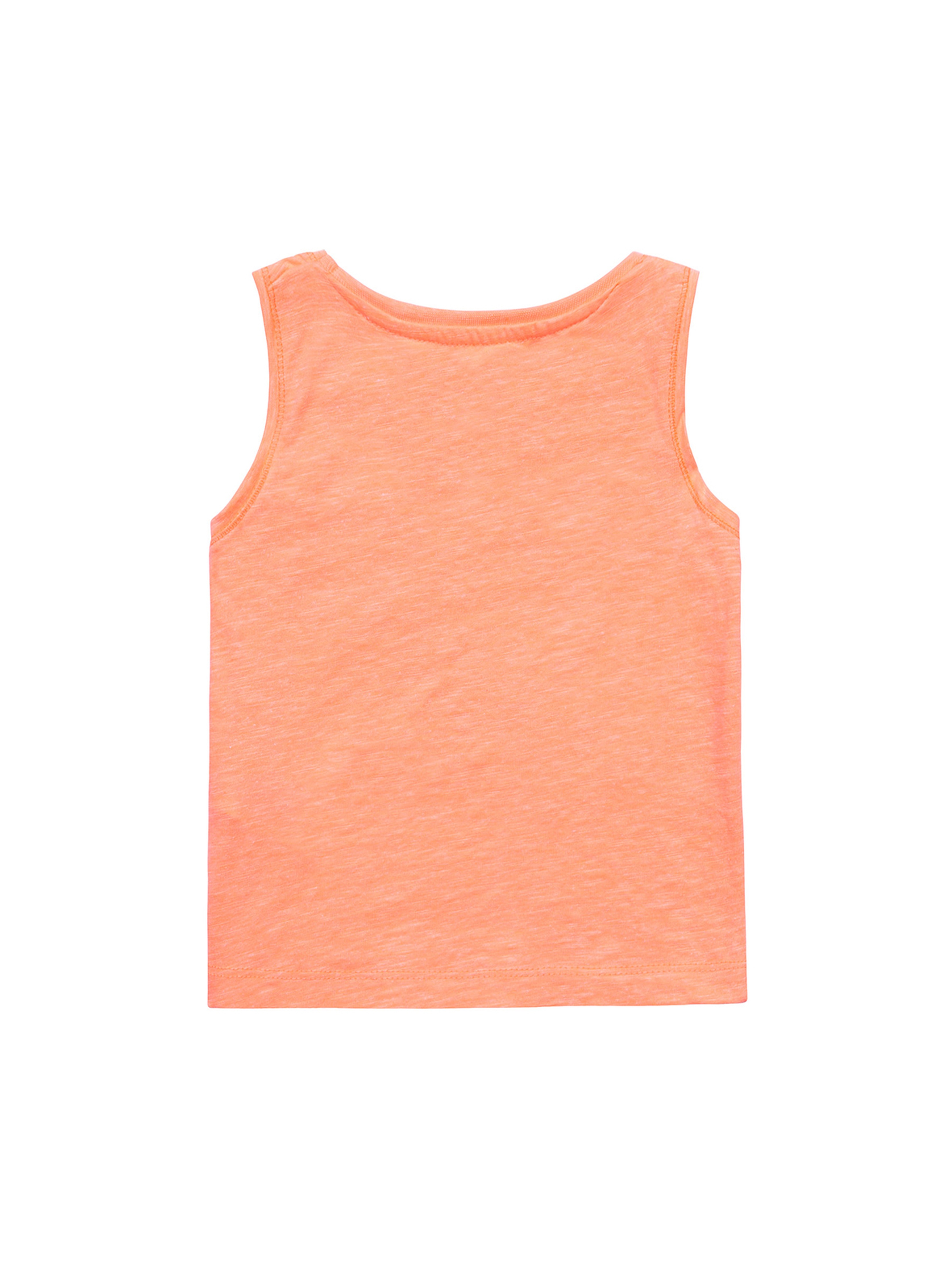 Pomarańczowa koszulka na ramiączkach dla chłopca