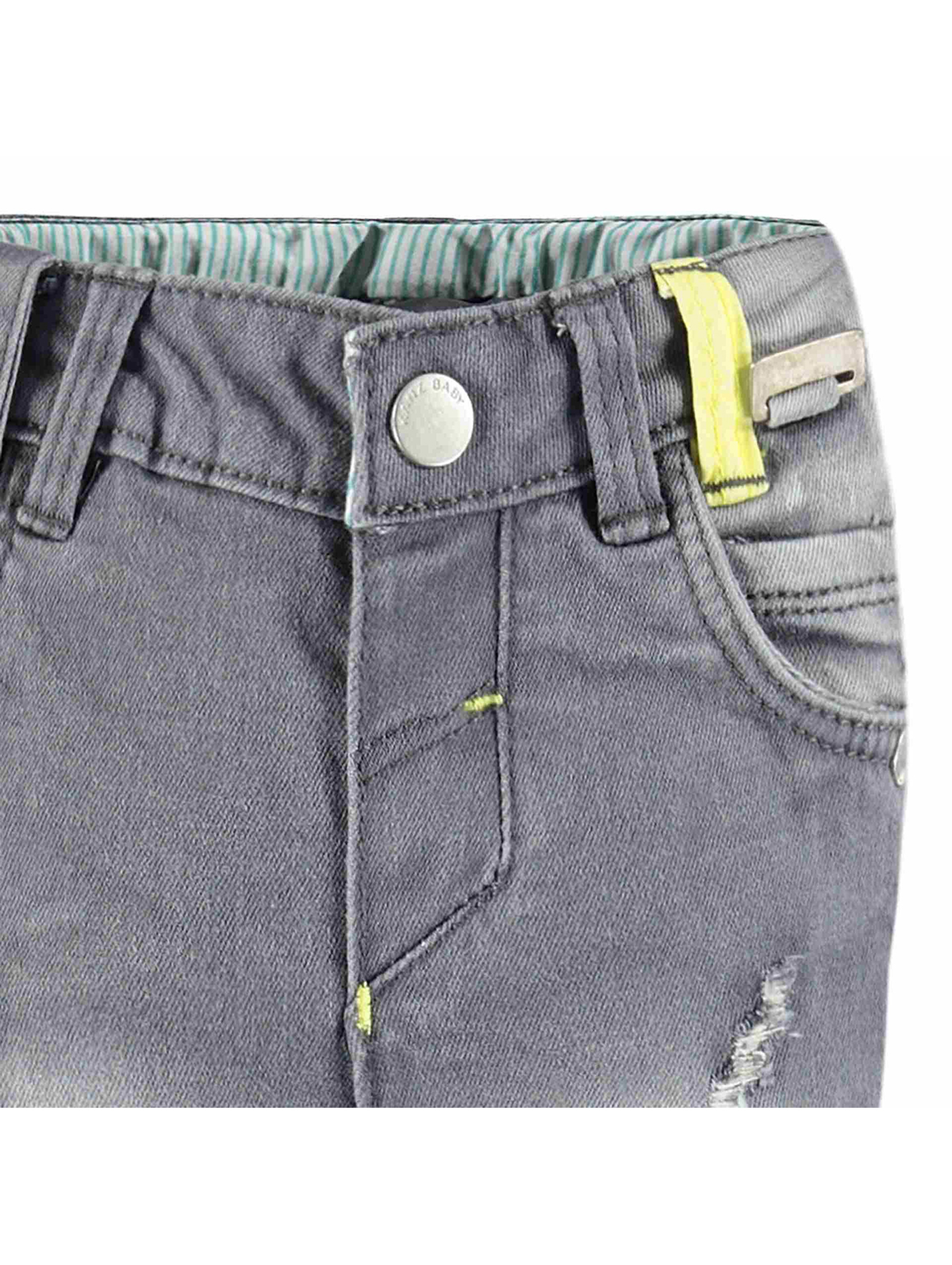 Chłopięce spodnie jeansowe szare