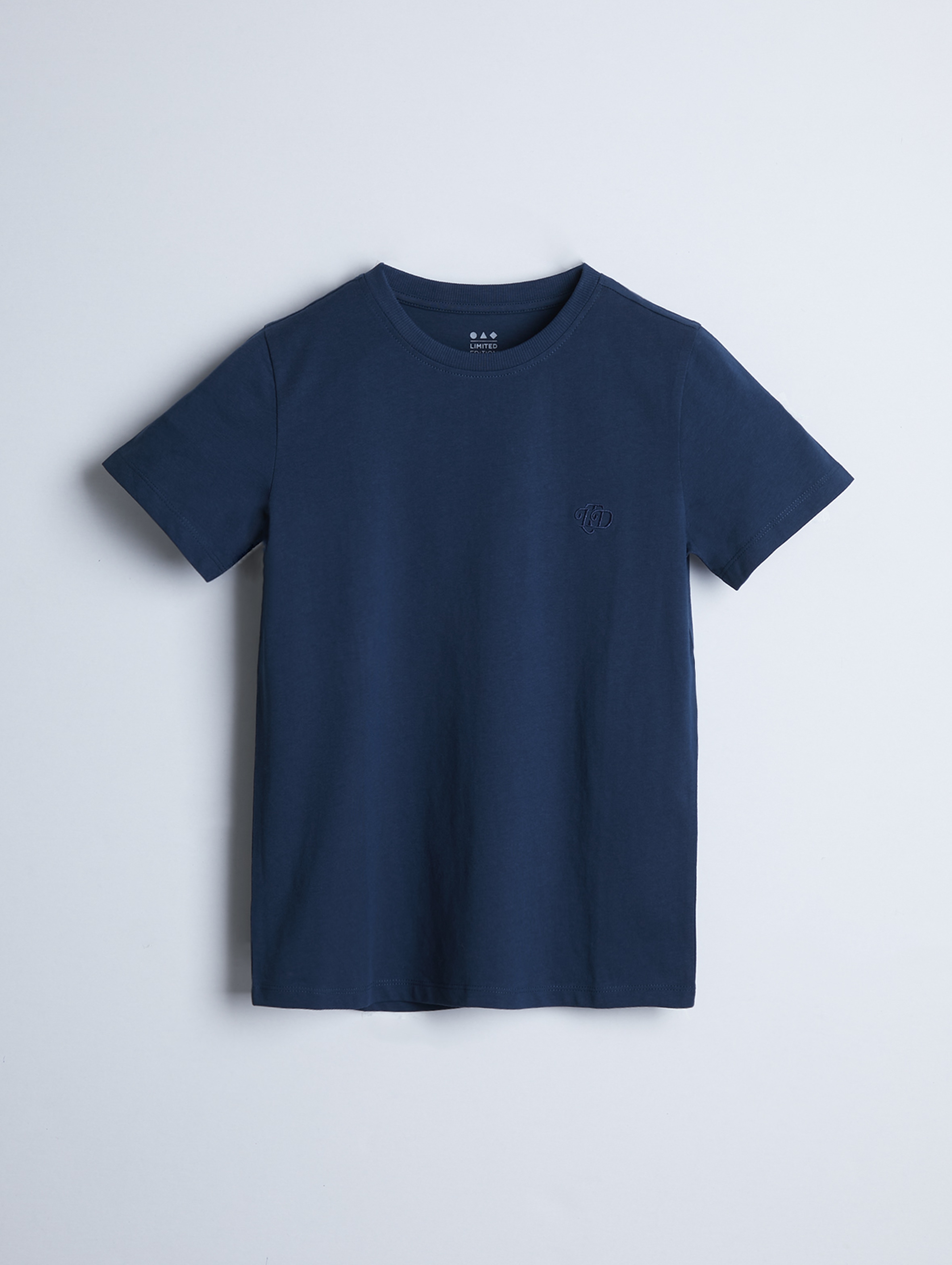 Bawełniany granatowy t-shirt dla dziecka - unisex - Limited Edition