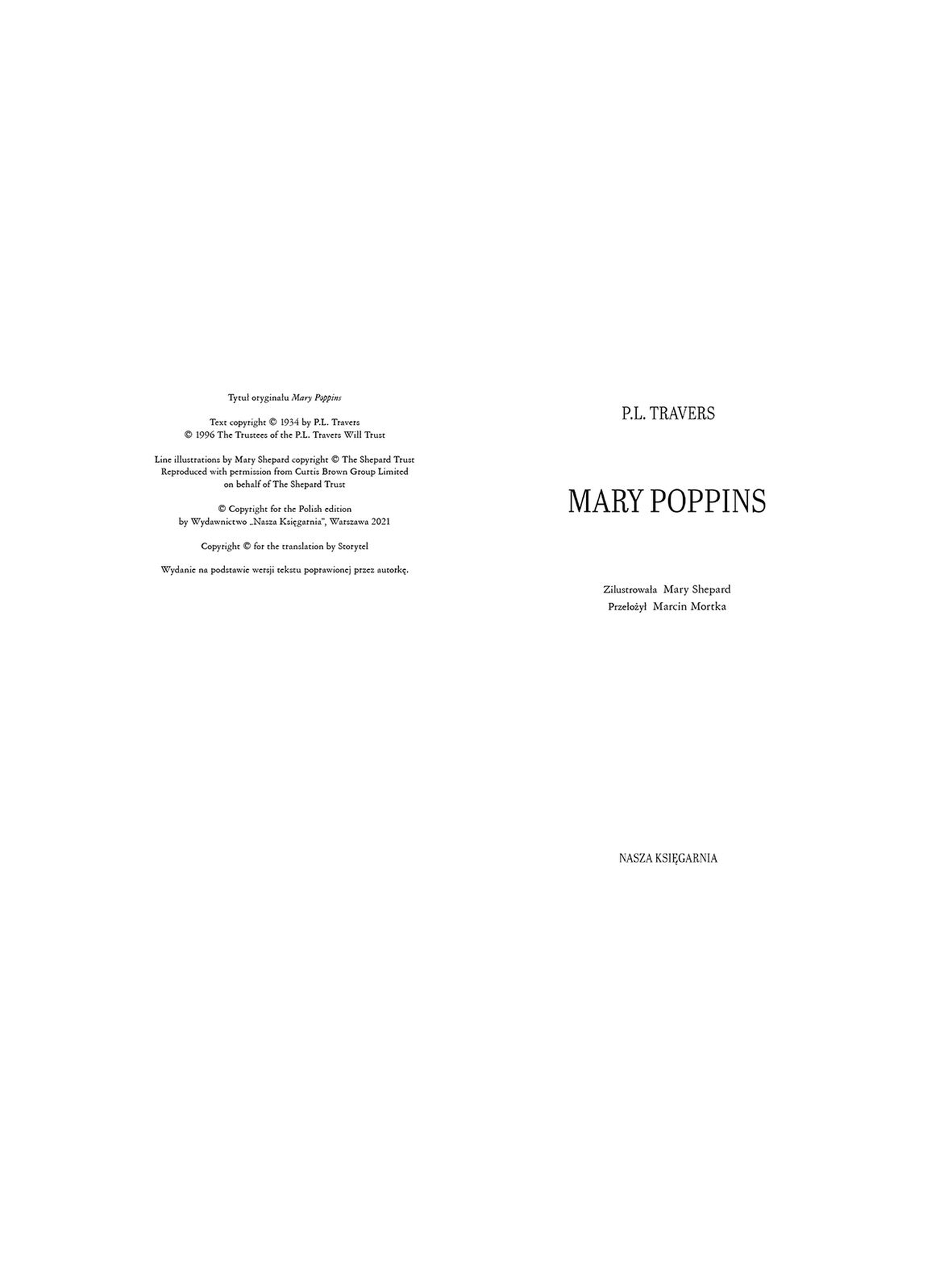Książka dla dzieci- Mary Poppins