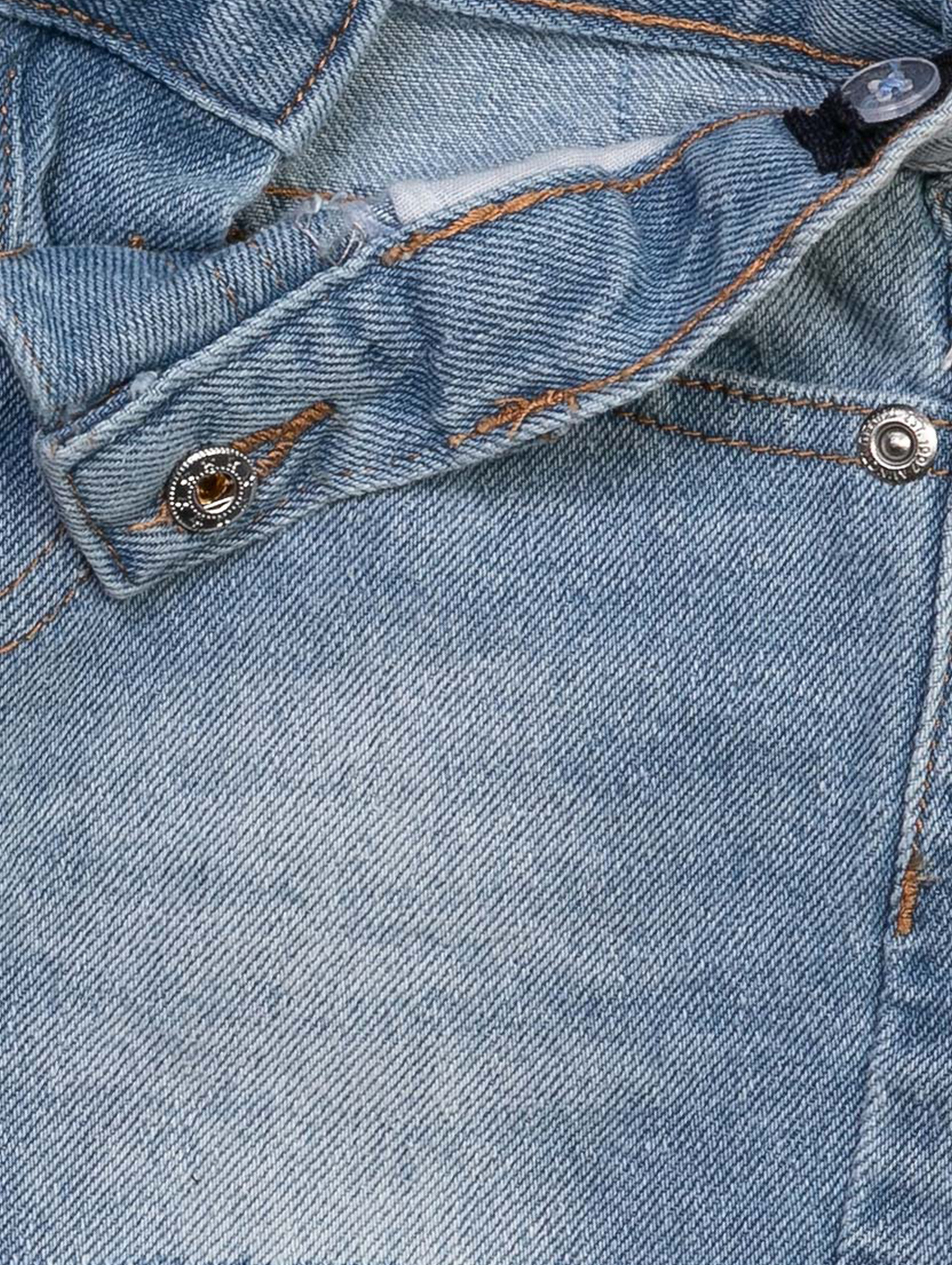 Jeansowe krótkie spodenki z kieszeniami dla dziewczynki