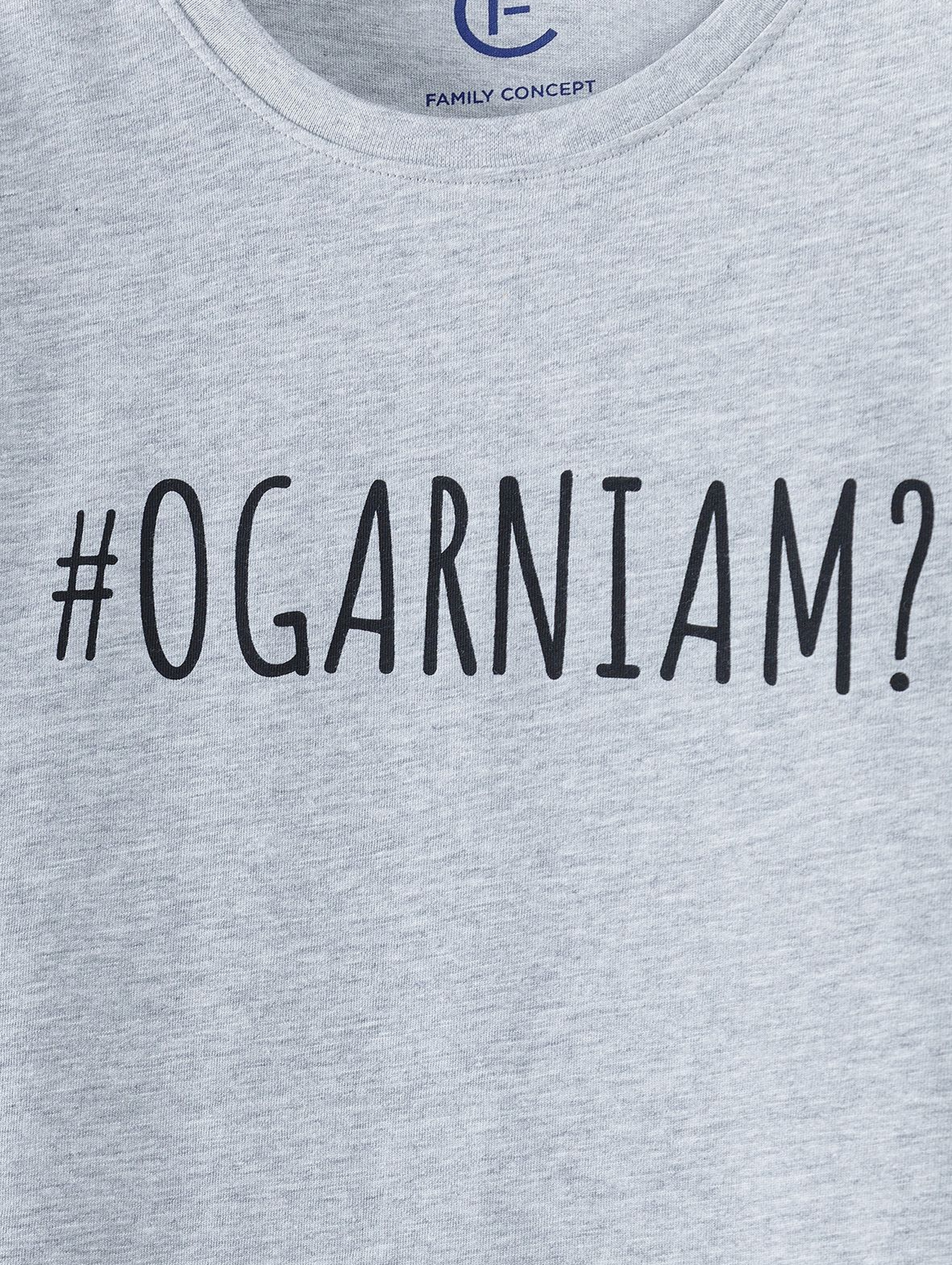T-shirt męski z polskim napisem- #Ogarniam?
