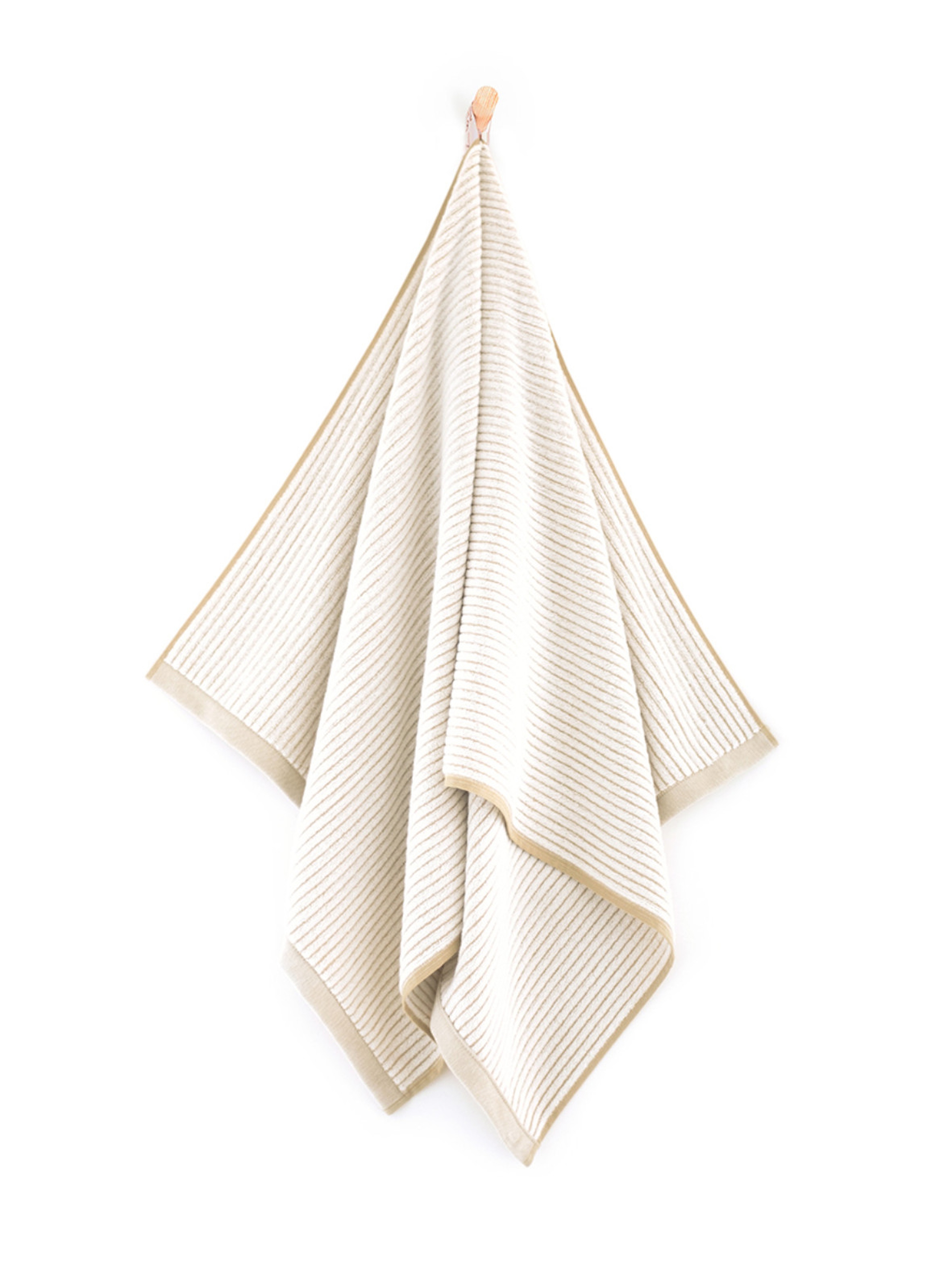 Ręcznik Malme z bawełny egipskiej beżowy 70x140 cm
