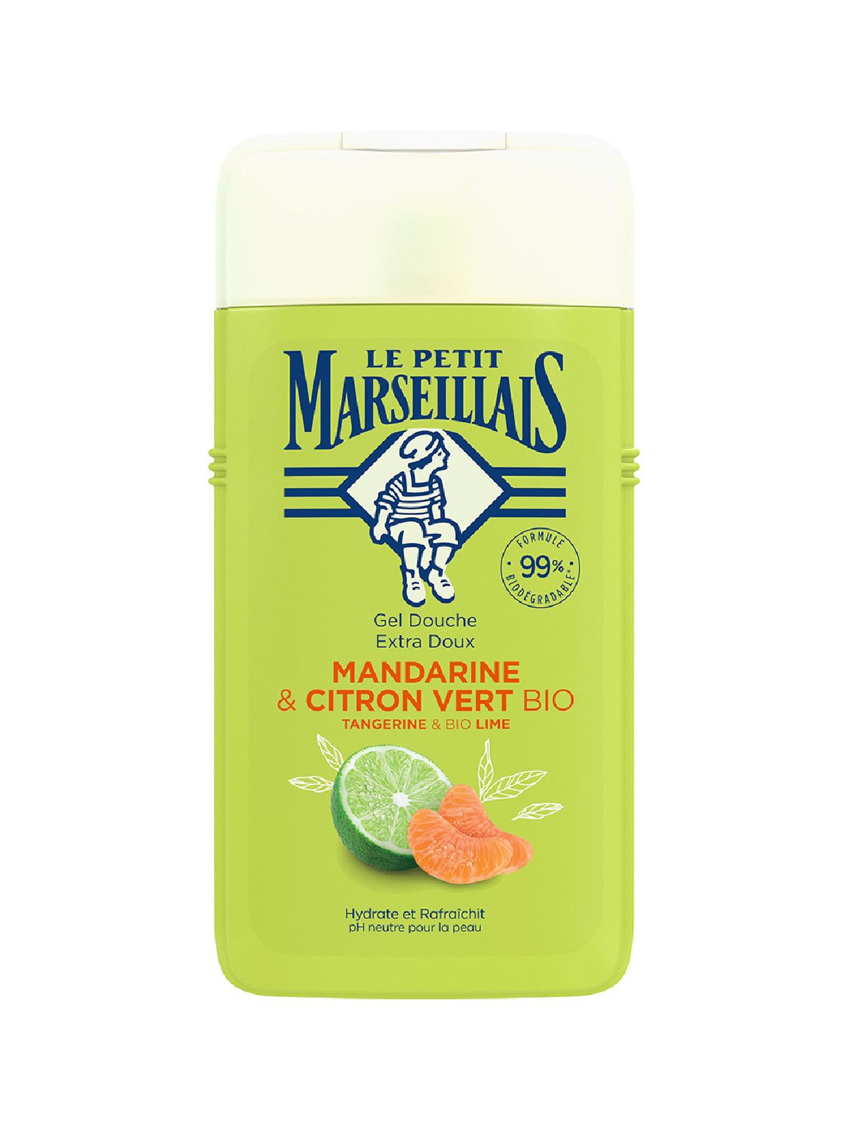 Le Petit Marseillais żel pod prysznic mandarynka/limonka bio - 250 ml