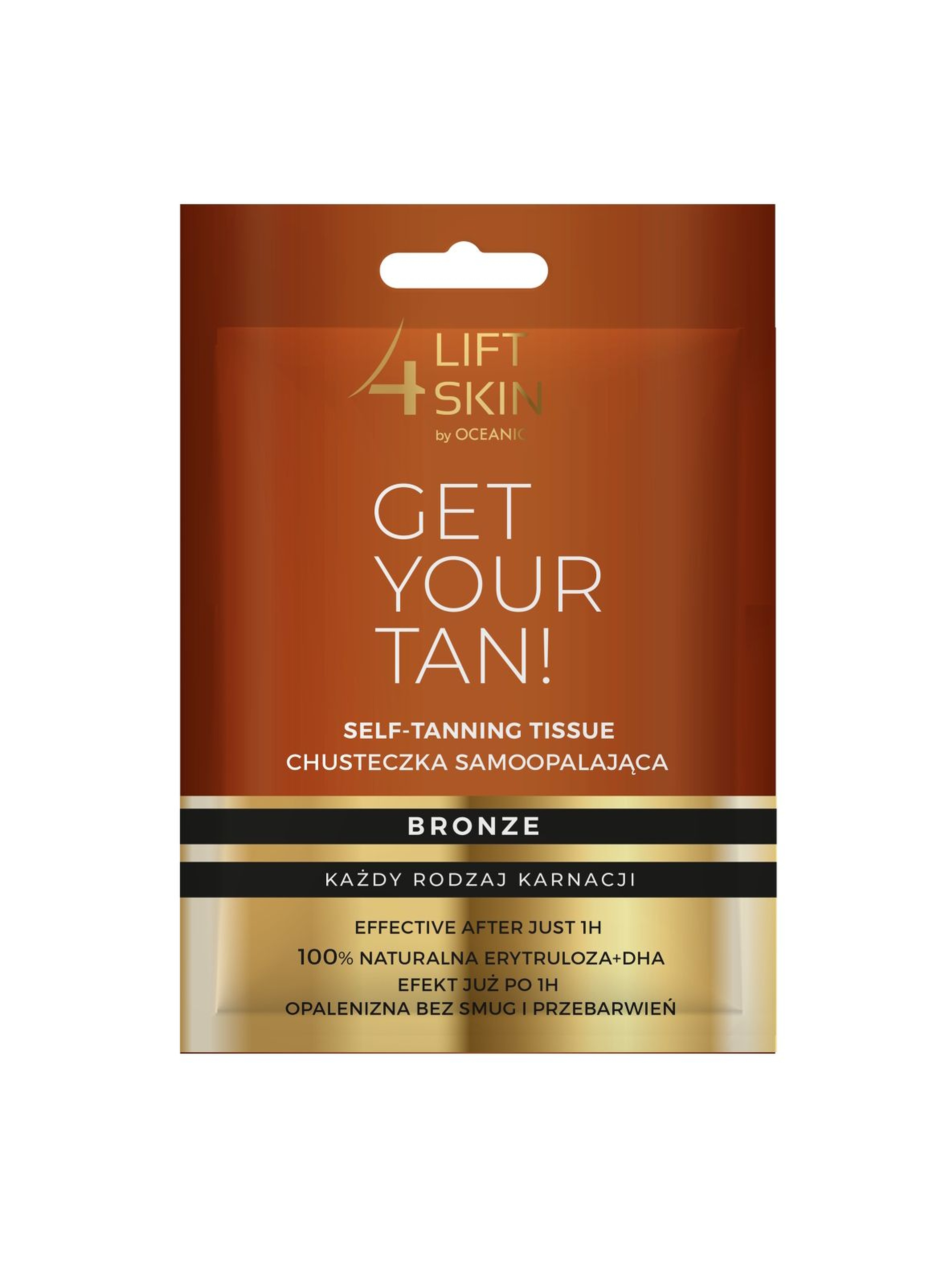 Lift4Skin Get Your Tan! chusteczka samoopalająca 1 szt
