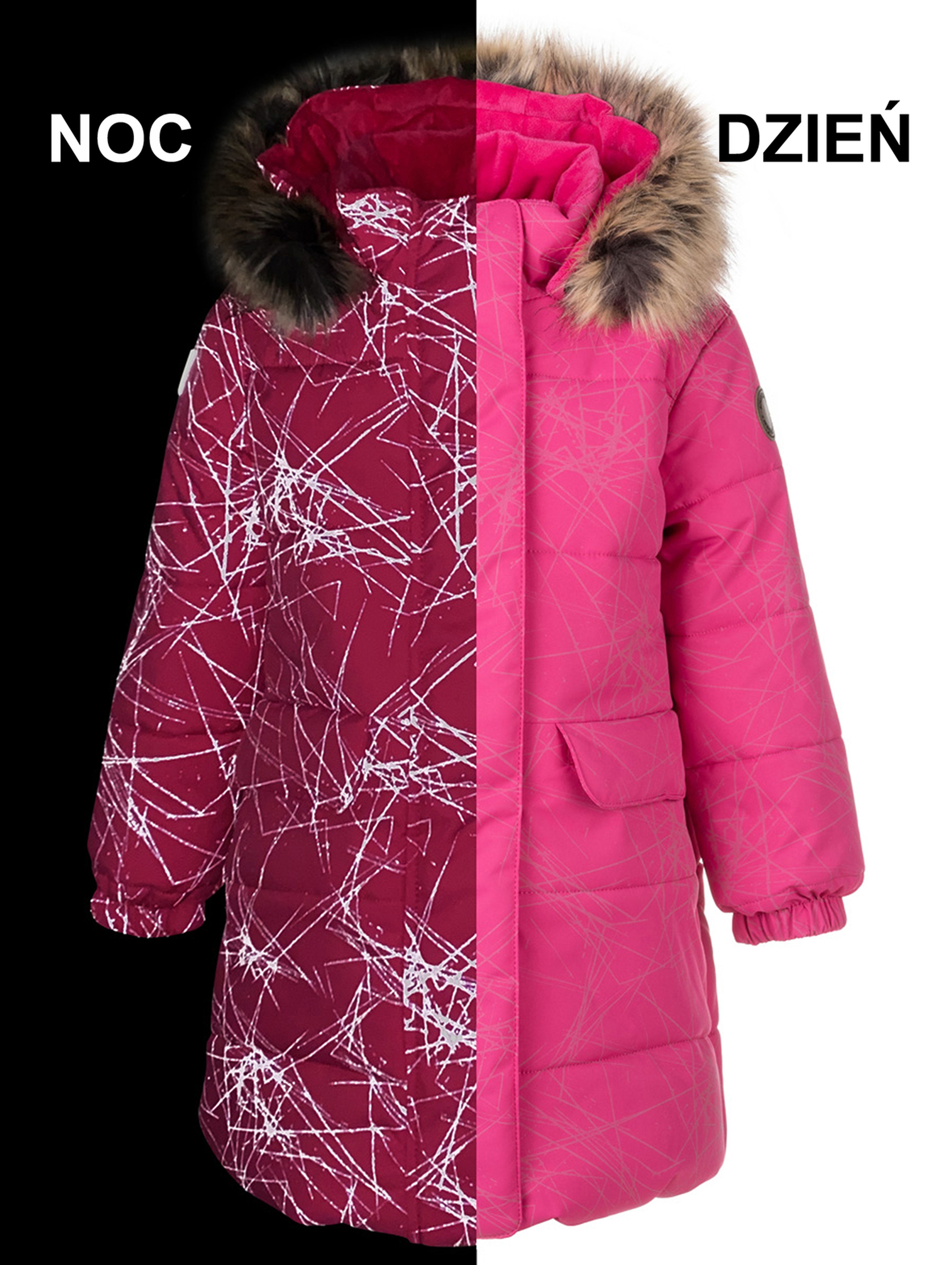 Płaszcz LENNA w kolorze różowym