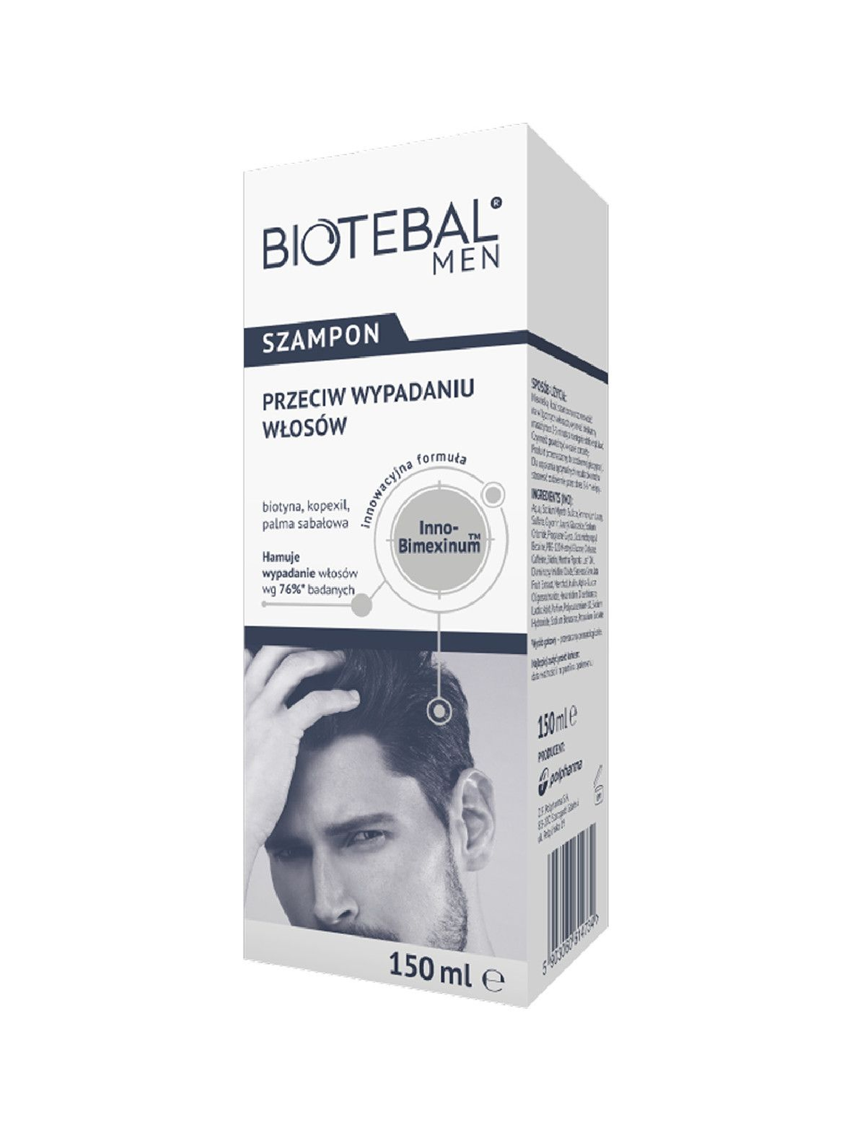 Biotebal Men szampon przeciw wypadaniu włosów 150 ml