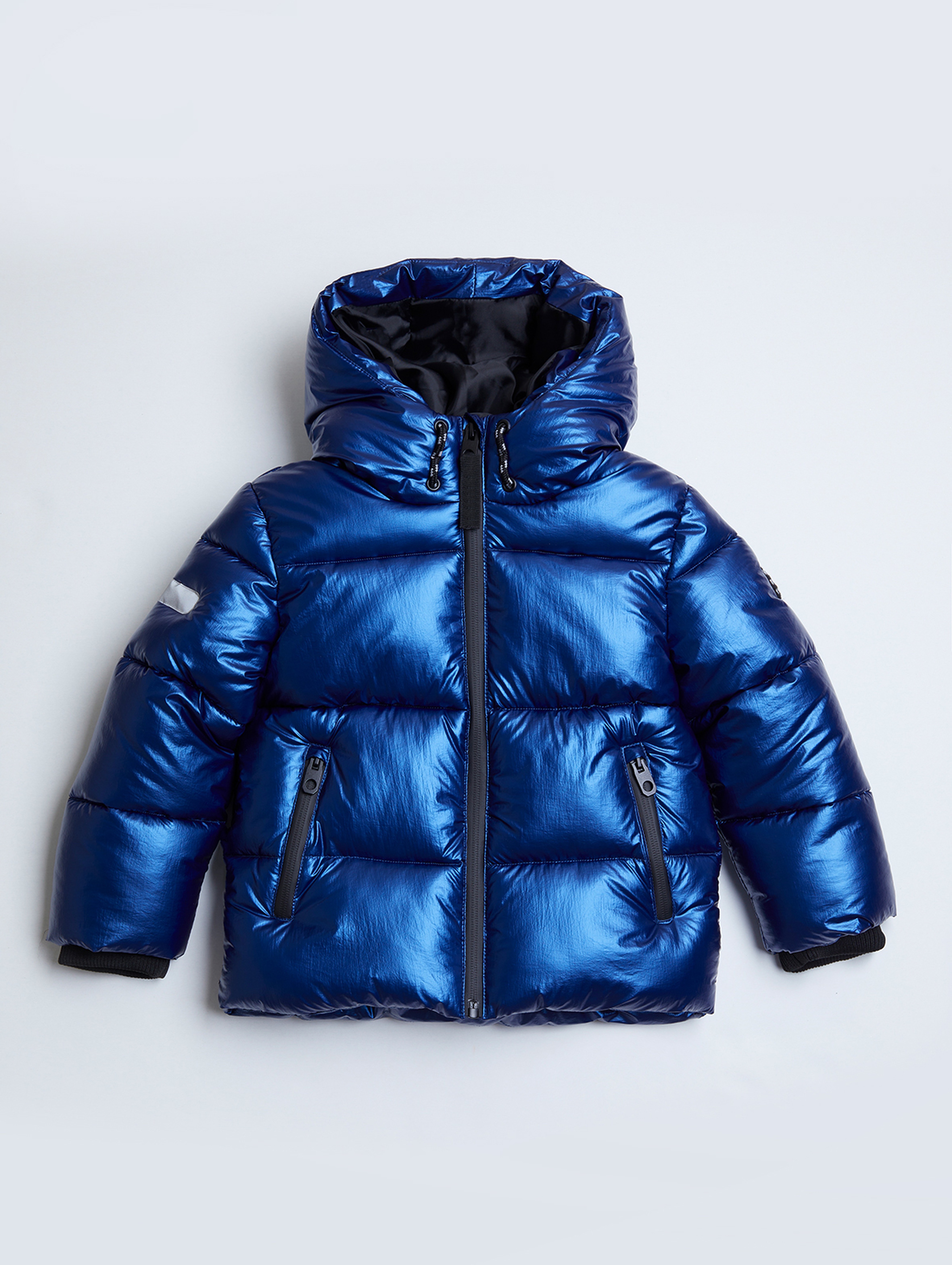 Zimowa pikowana niebieska kurtka - unisex - Limited Edition