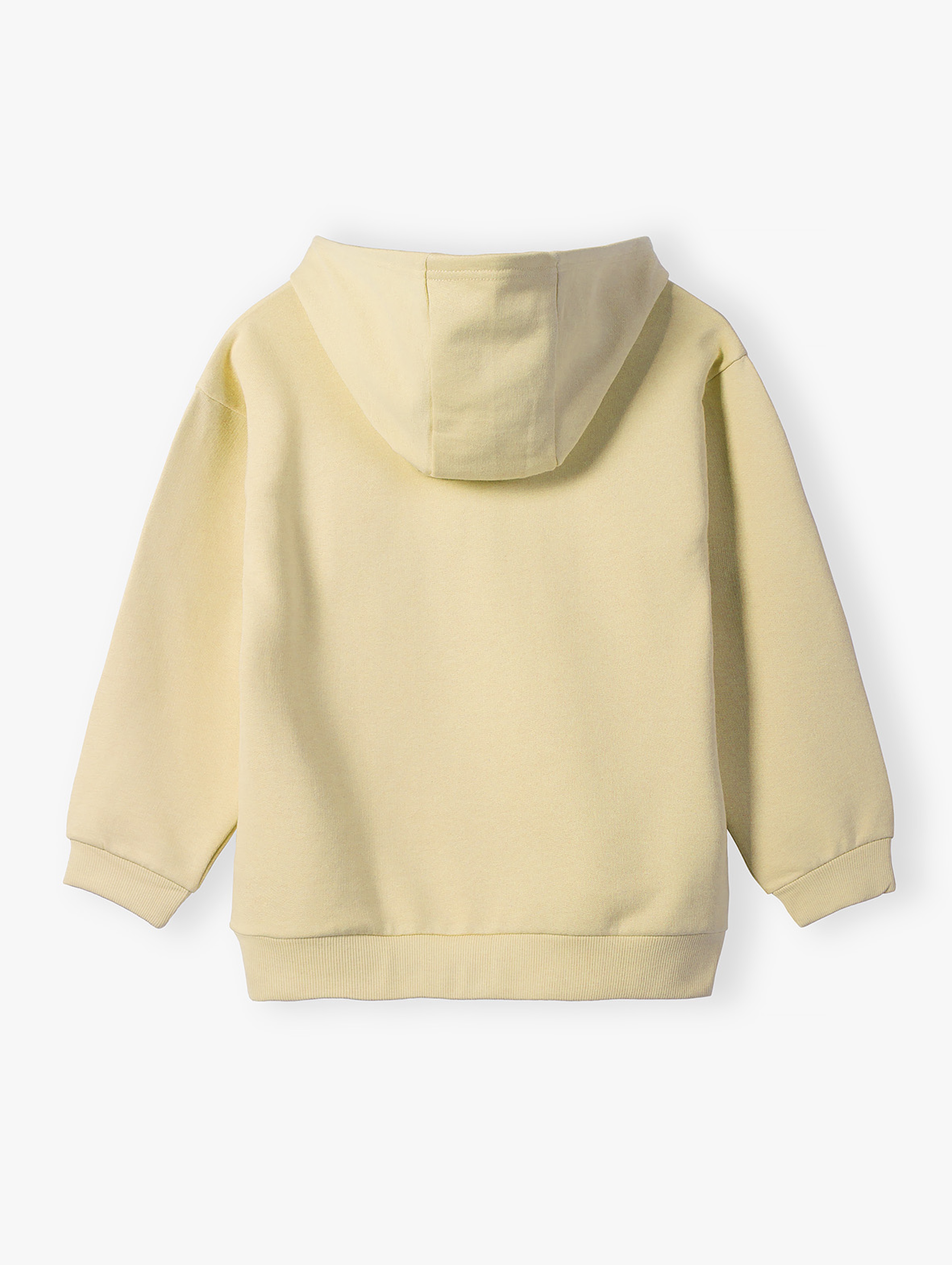 Bluza dresowa rozpinana z kapturem - żółta - Limited Edition