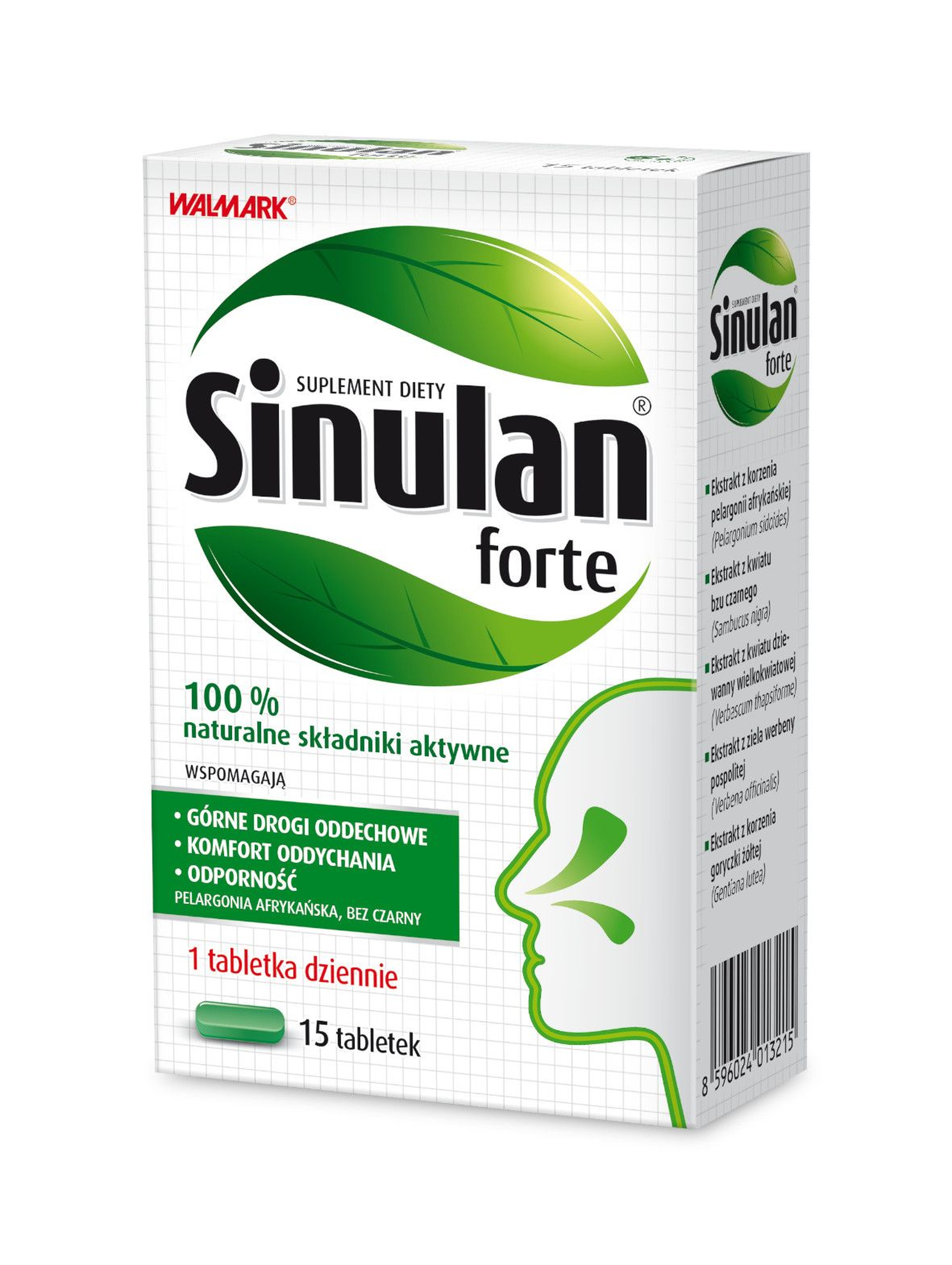 Sinulan forte suplement diety - 15 tabletek