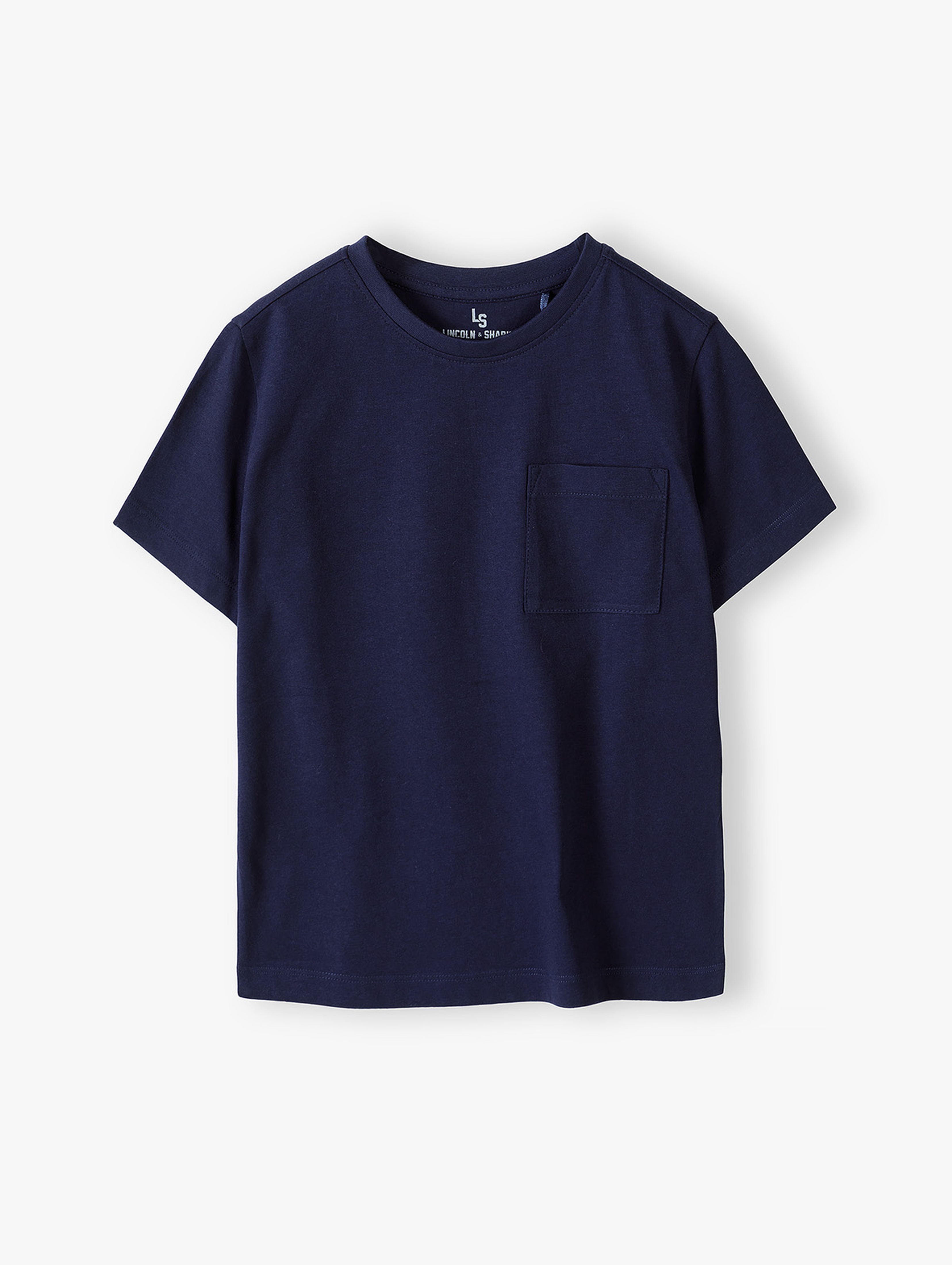 Granatowy t-shirt dla chłopca - Lincoln&Sharks