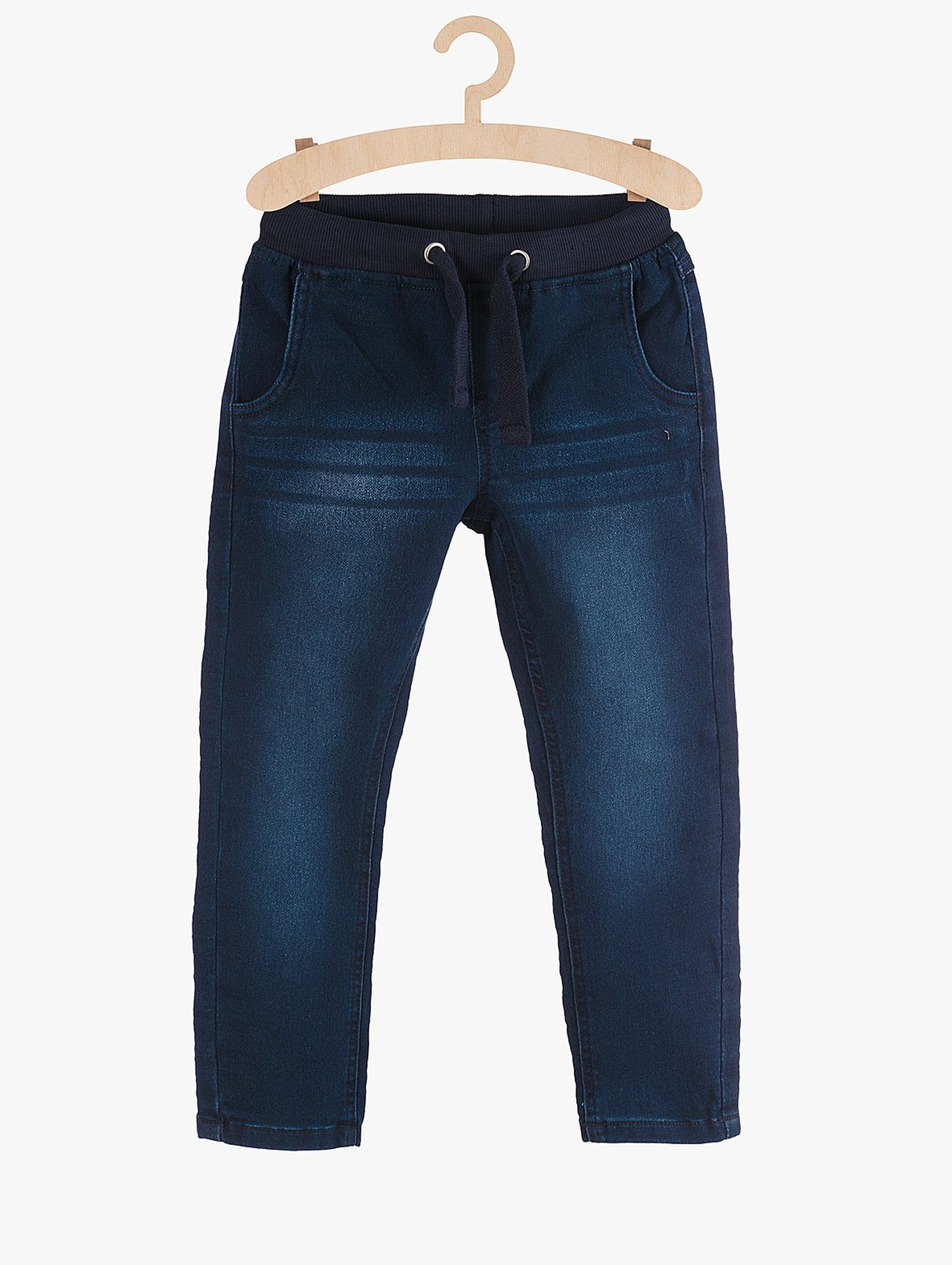Spodnie jeansowe chłopięce-granatowe