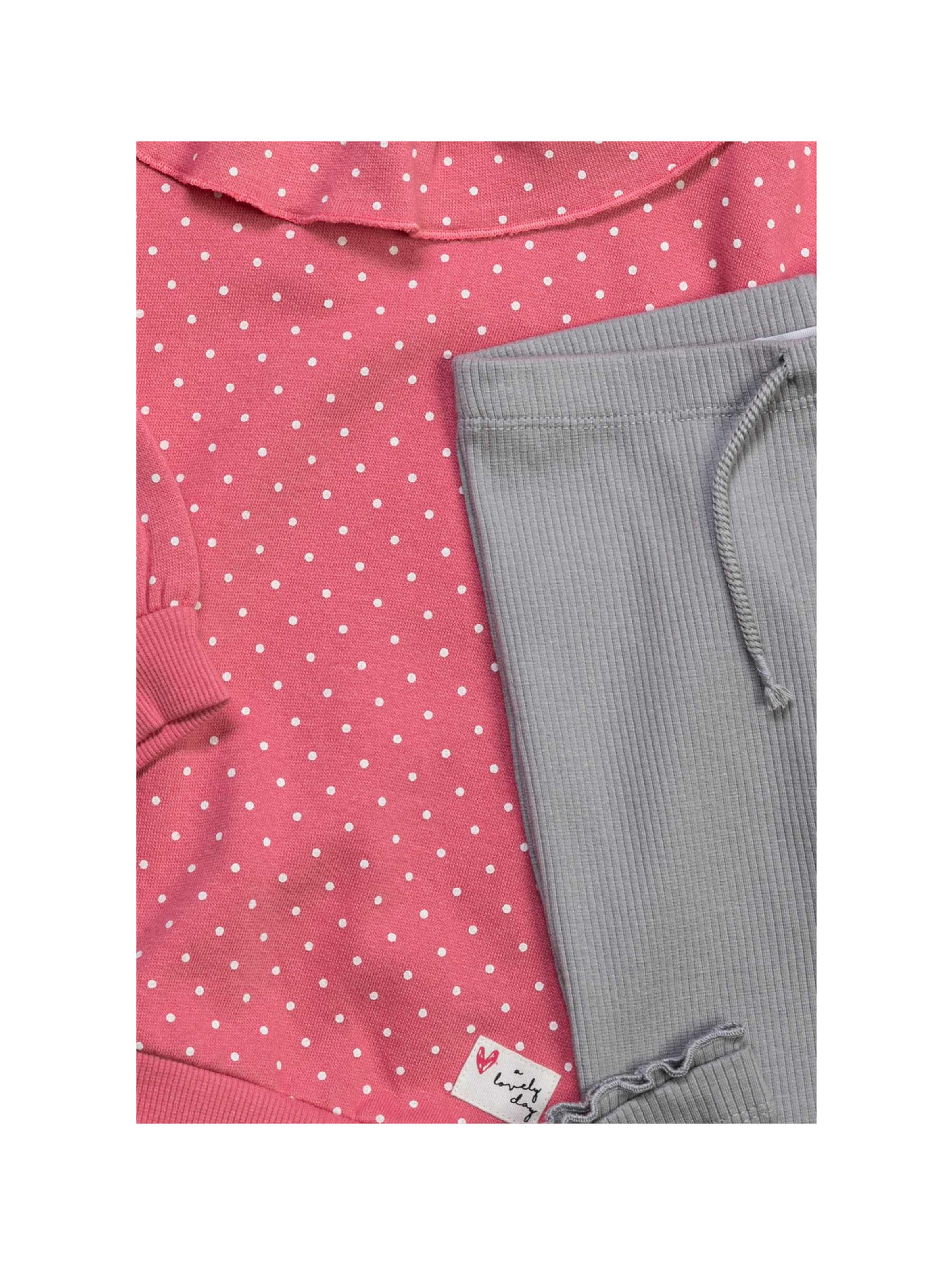 Zestaw dla dziewczynki - bluza z długim rękawem i spodnie