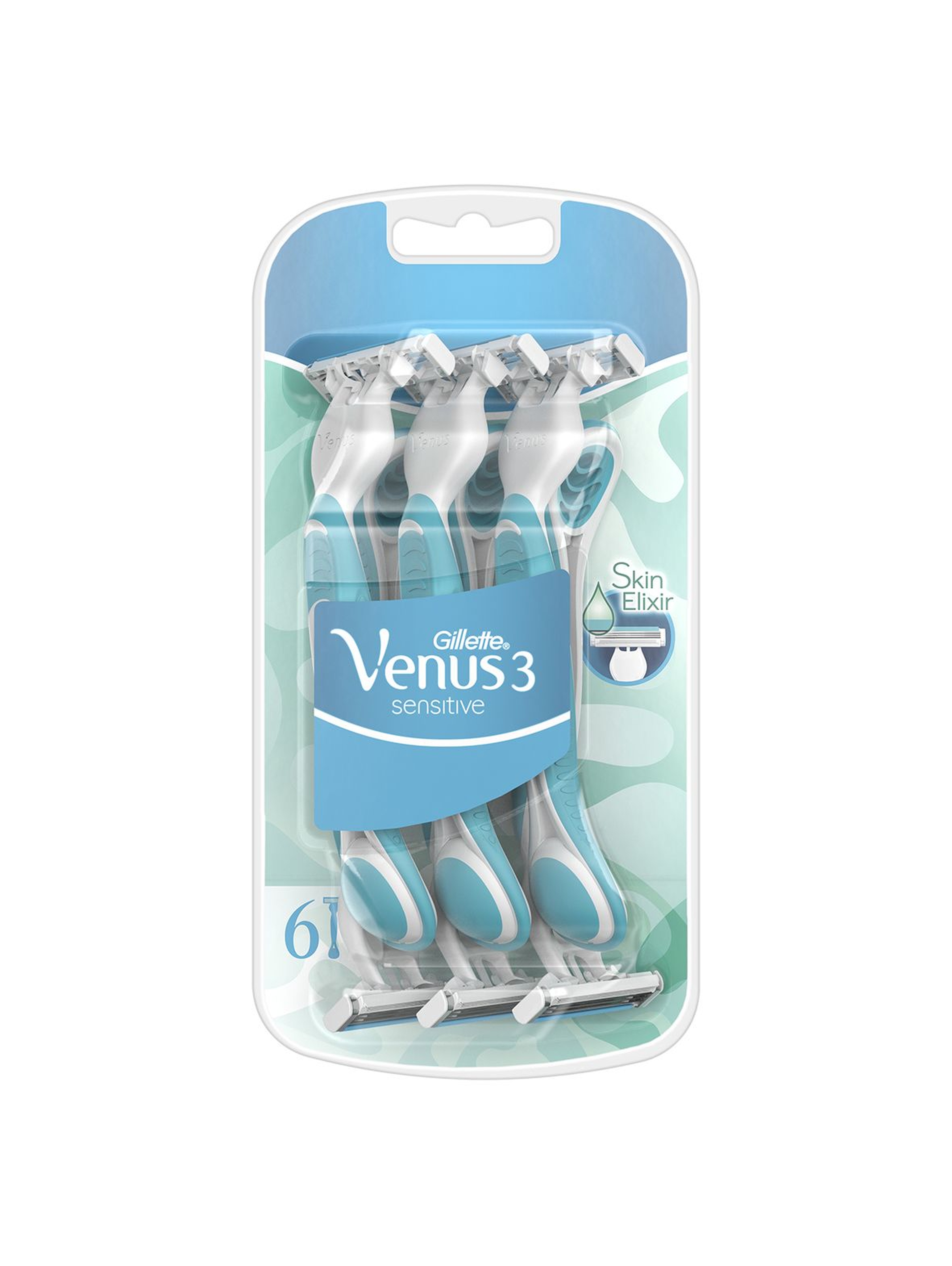 Gillette Venus 3 Sensitive Jednorazowe maszynki do golenia dla kobiet 6szt.